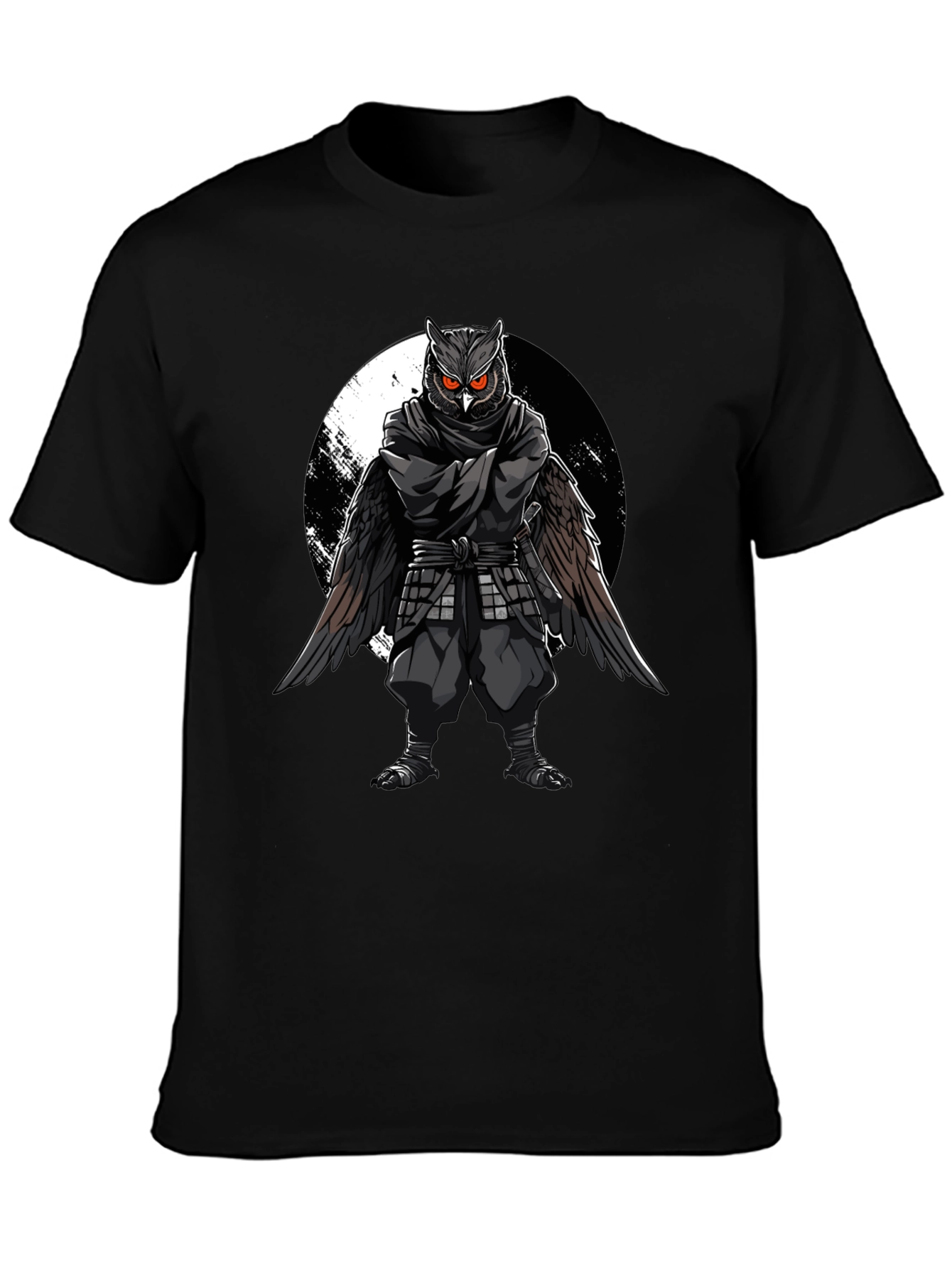 Ninja Owl T-Shirt - Martial Arts Bird Tee