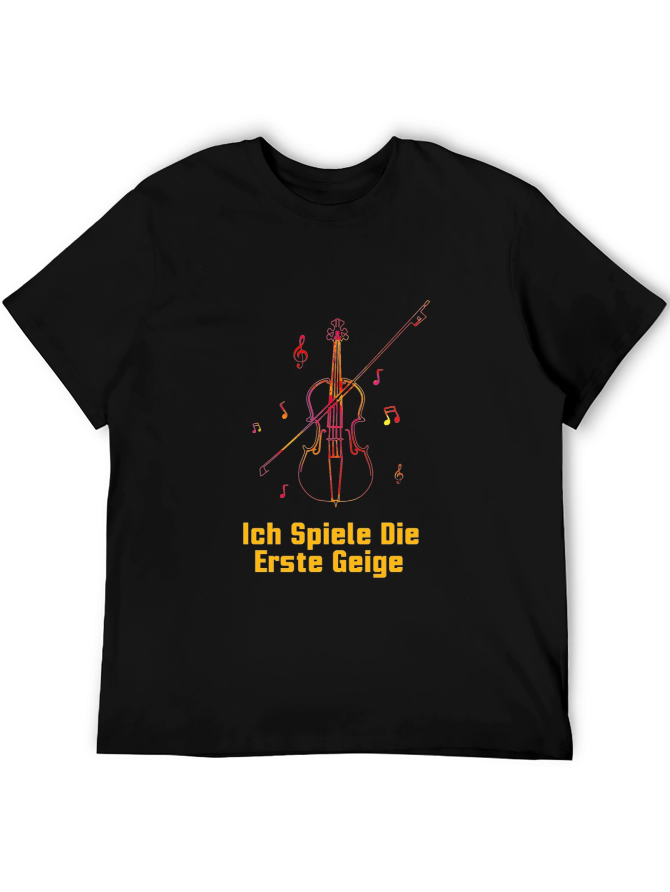 Violin Graphic T-Shirt - Ich Spiele Die Erste Geige