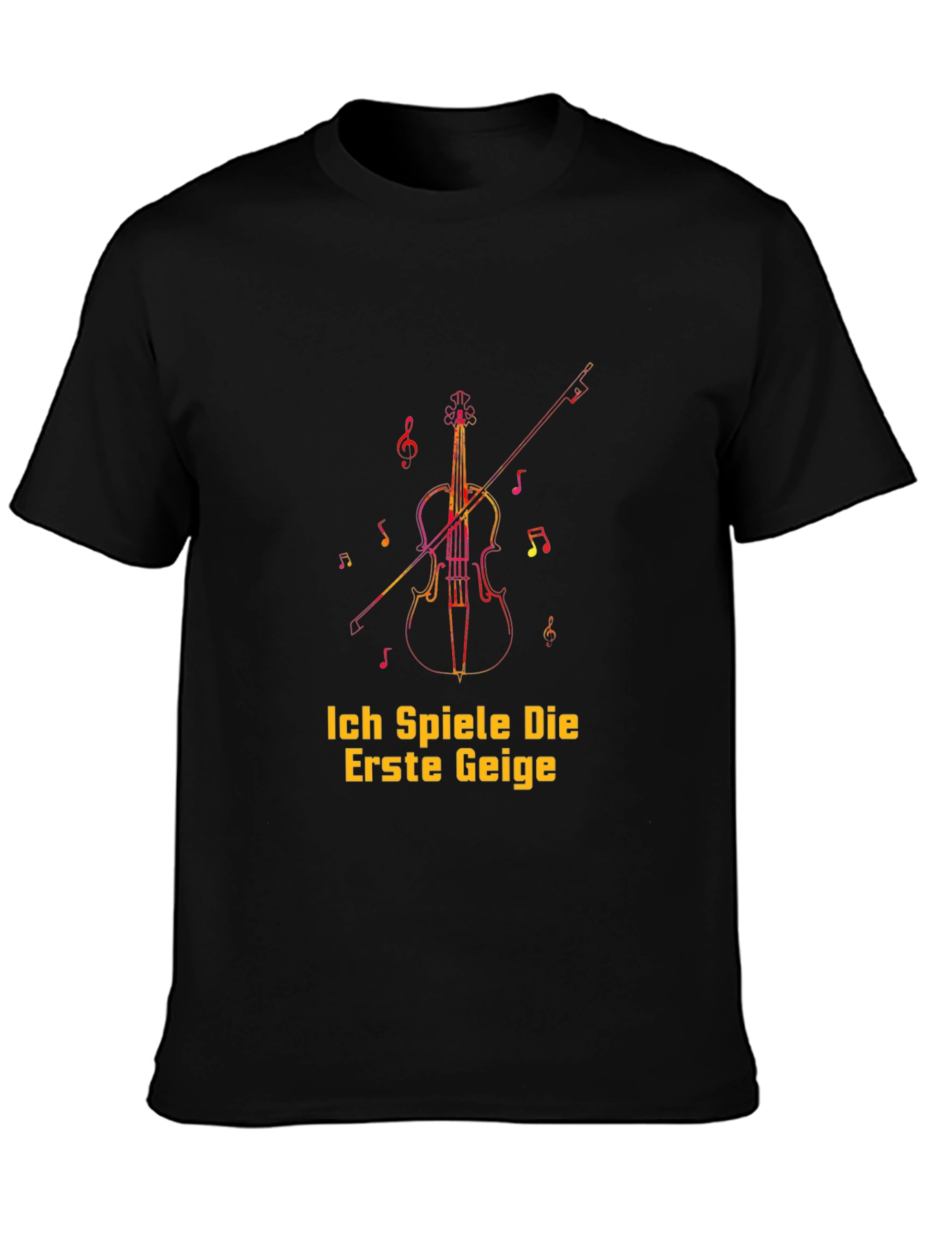 Violin Graphic T-Shirt - Ich Spiele Die Erste Geige