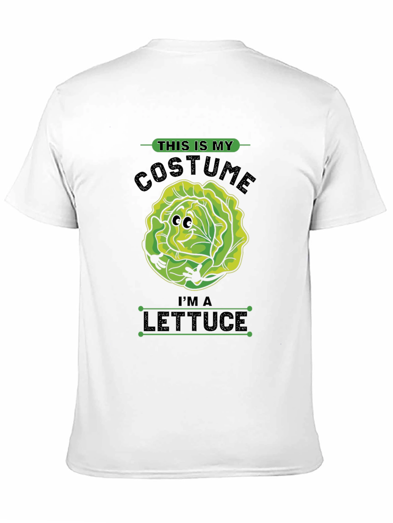 Lettuce Costume T-Shirt - Halloween Funny Tee