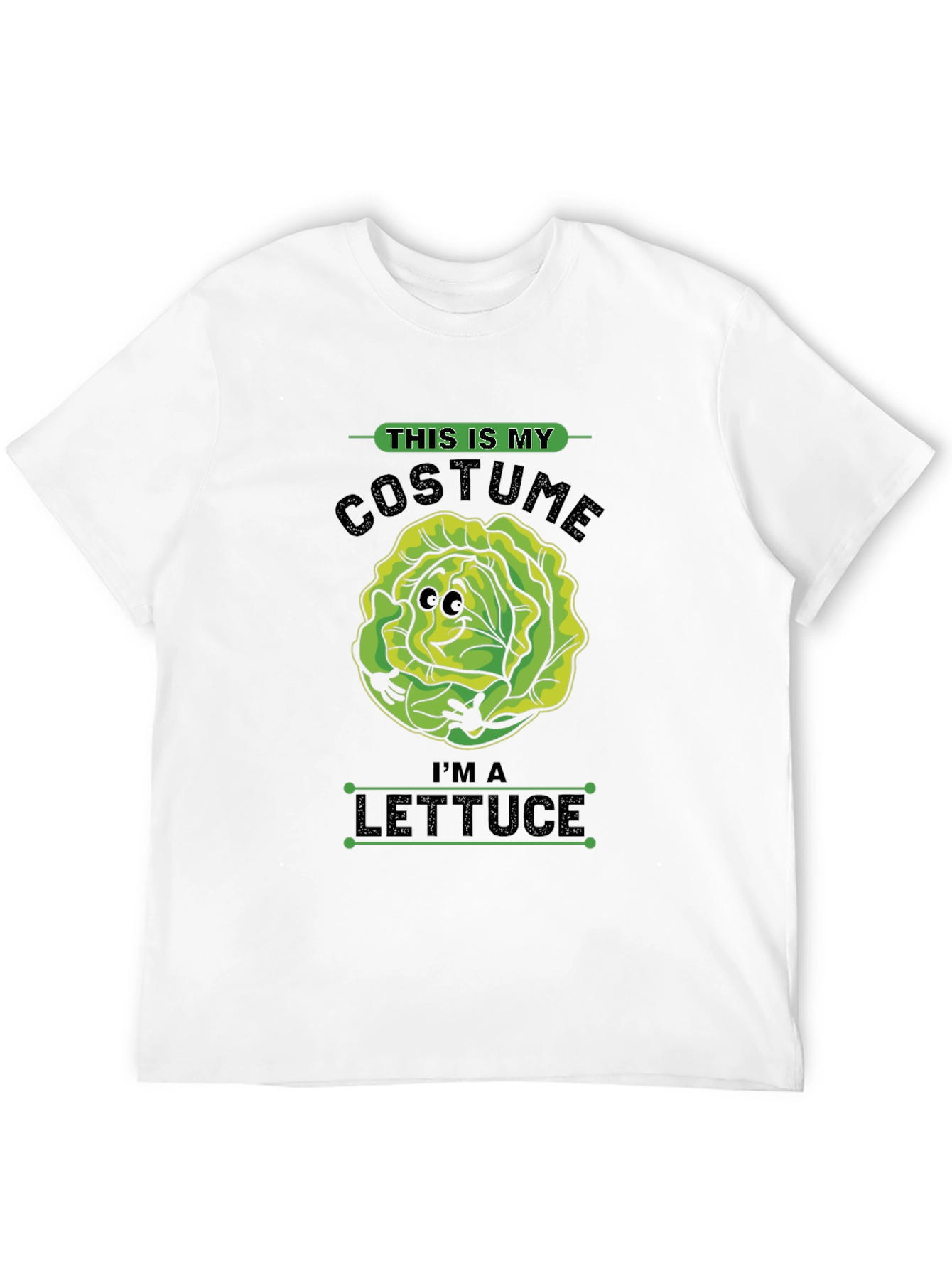 Lettuce Costume T-Shirt - Halloween Funny Tee