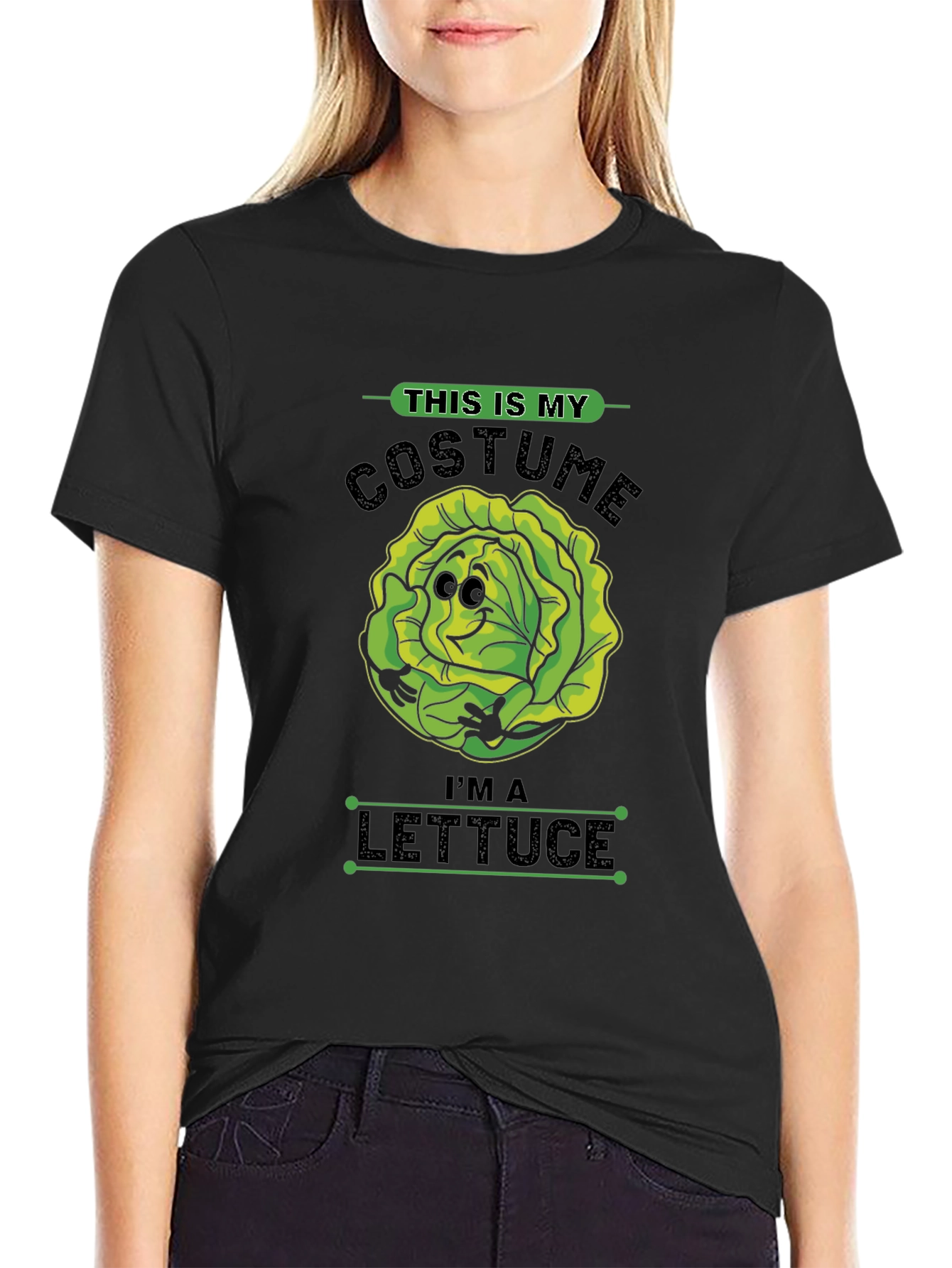 Lettuce Costume T-Shirt - Halloween Funny Tee