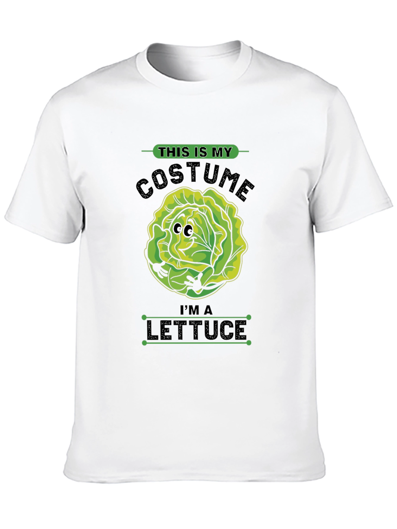 Lettuce Costume T-Shirt - Halloween Funny Tee