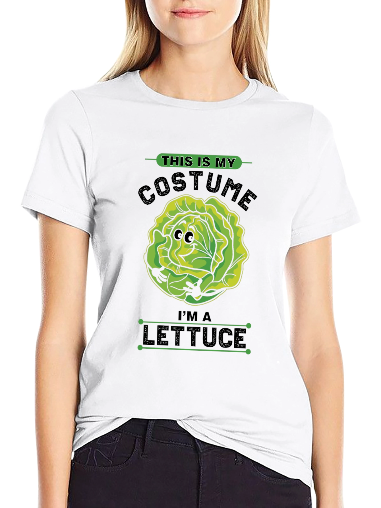 Lettuce Costume T-Shirt - Halloween Funny Tee