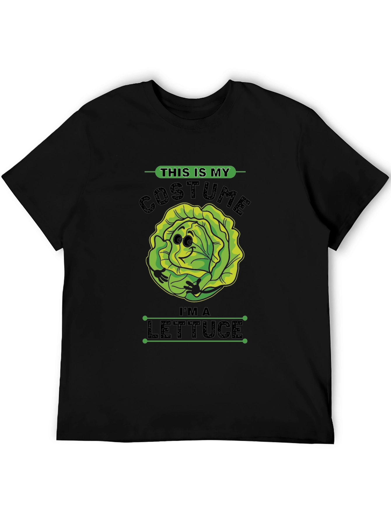 Lettuce Costume T-Shirt - Halloween Funny Tee