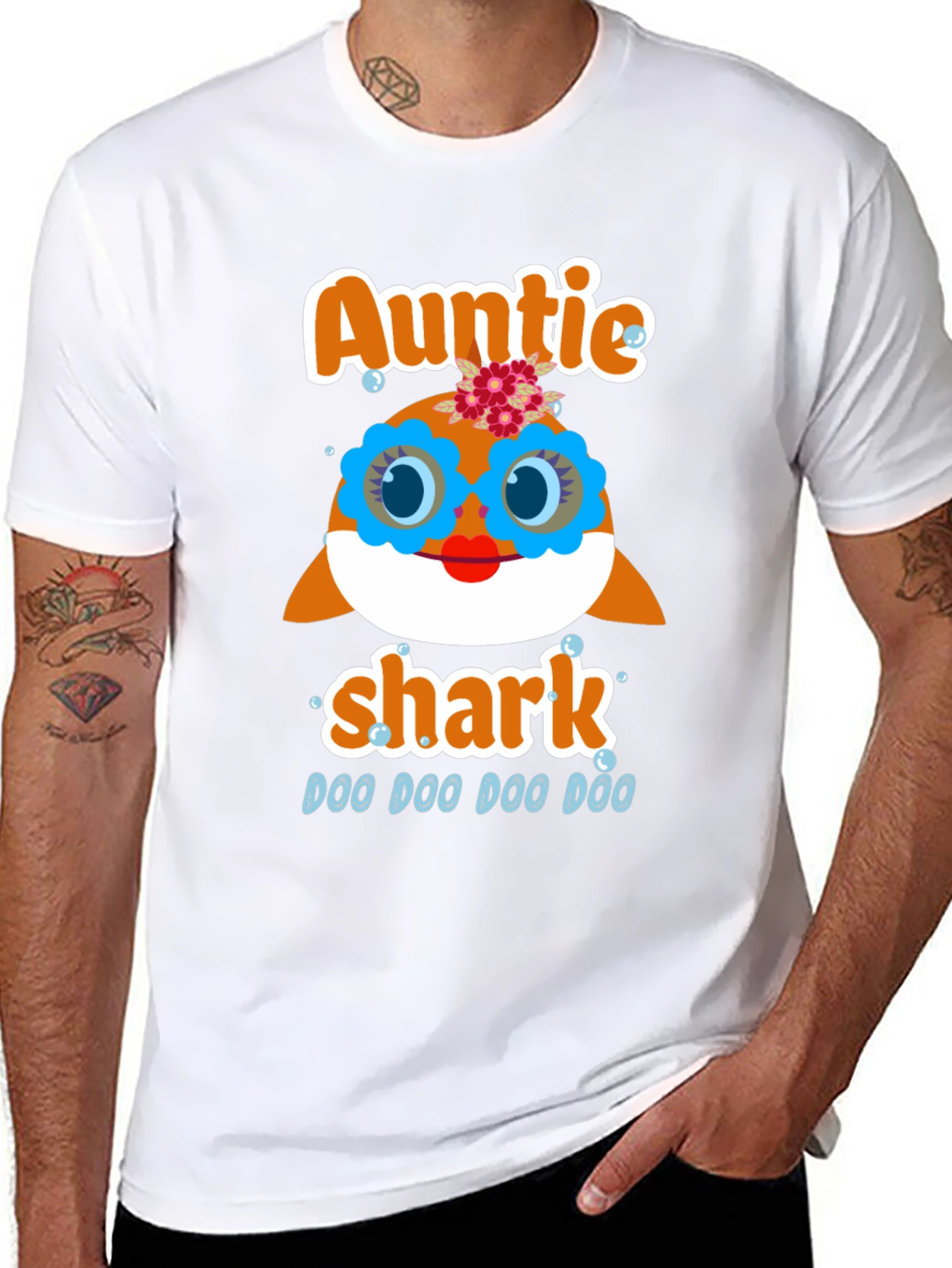 Auntie Shark T-Shirt - Doo Doo Doo