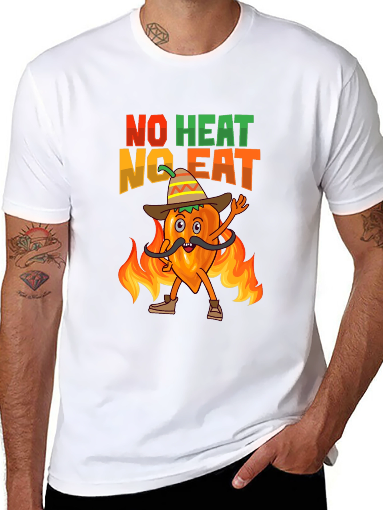 No Heat No Eat Graphic Tee