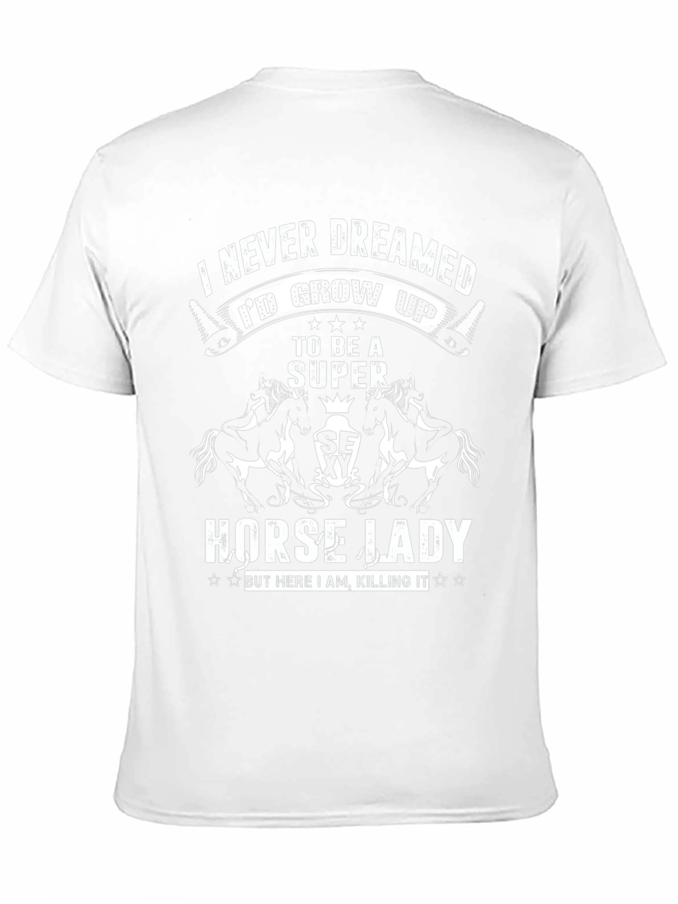 Super Horse Lady Graphic Tee