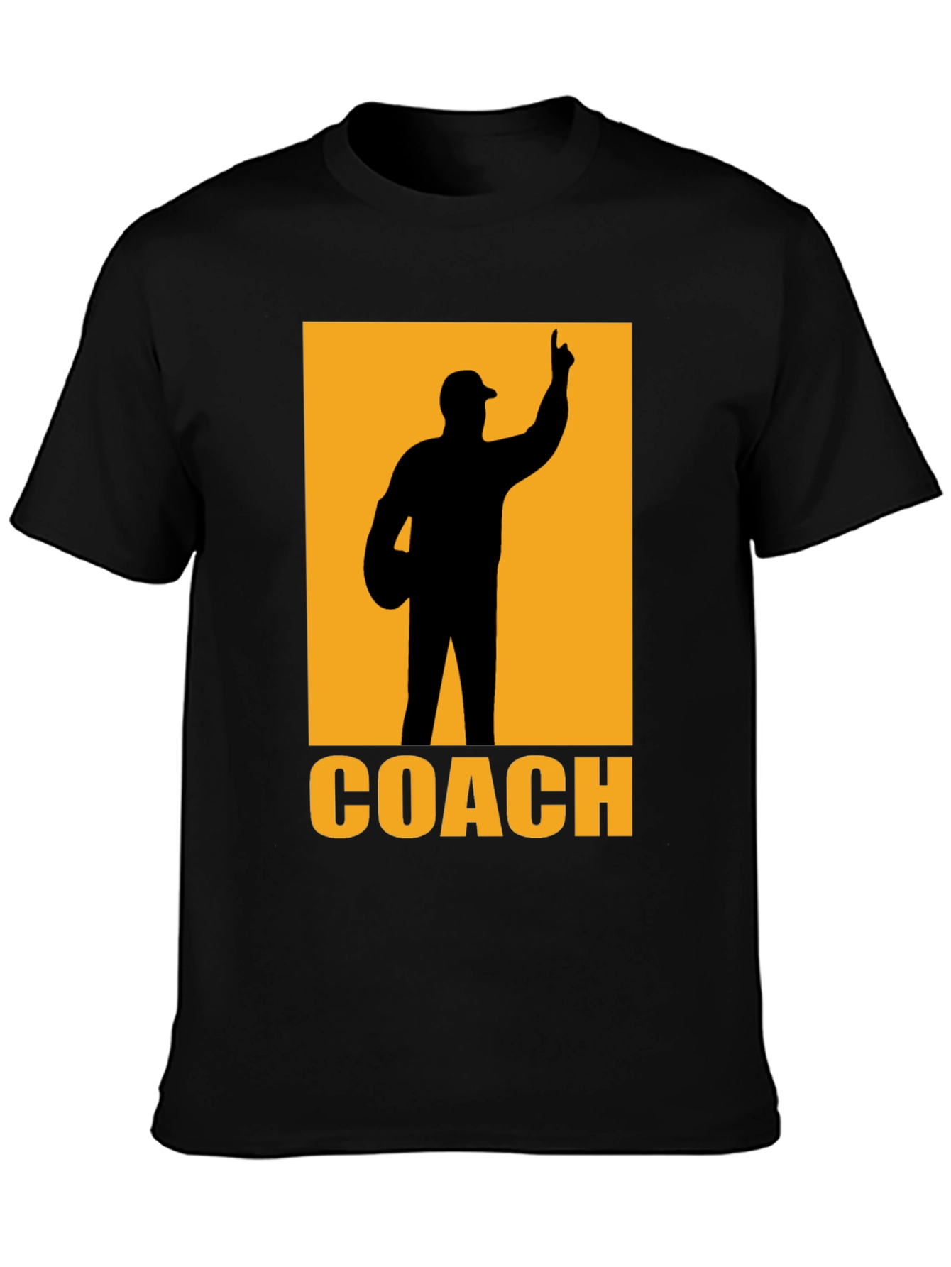 Coach Graphic T-Shirt - Black Cotton Tee