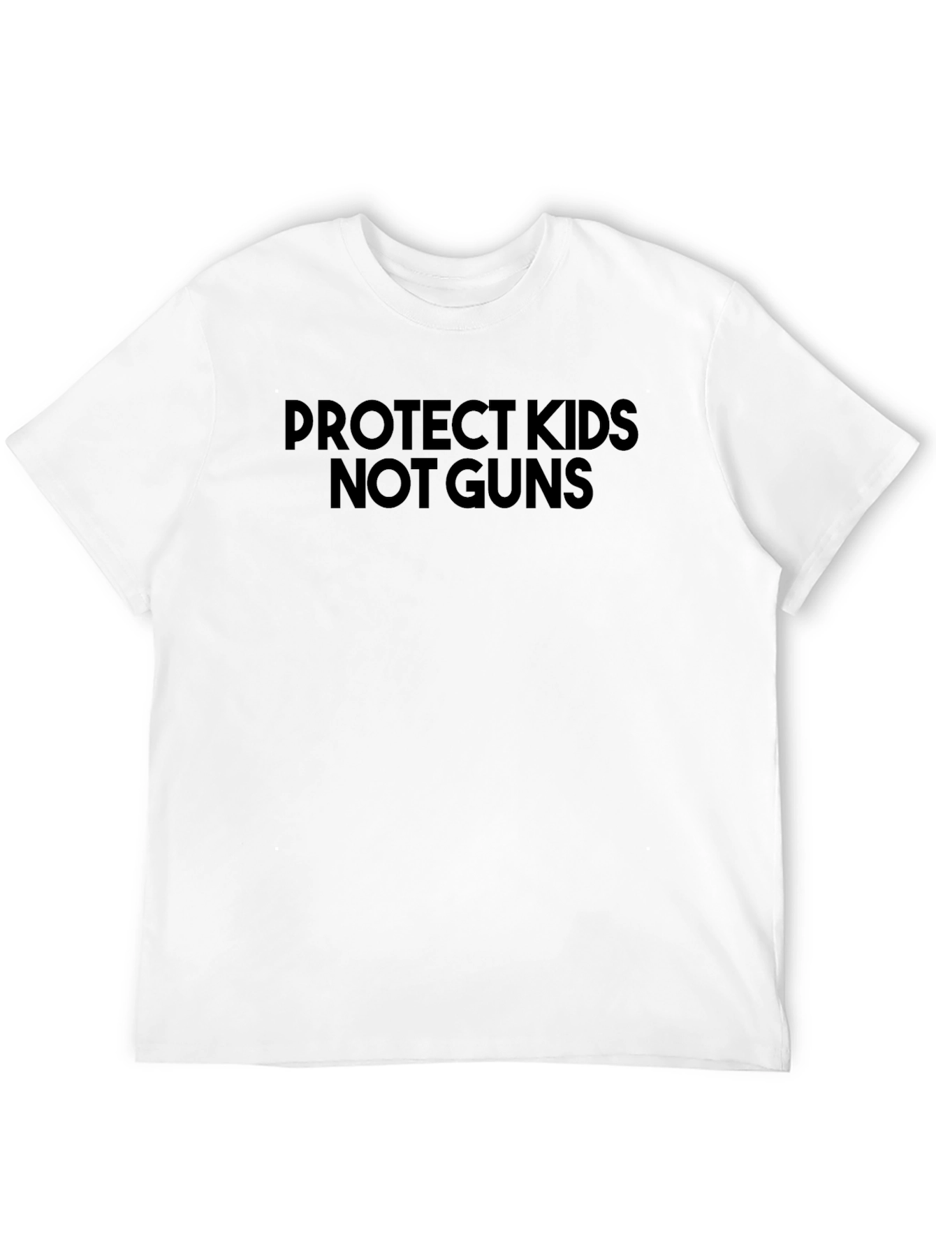 Protect Kids Not Guns Black T-Shirt