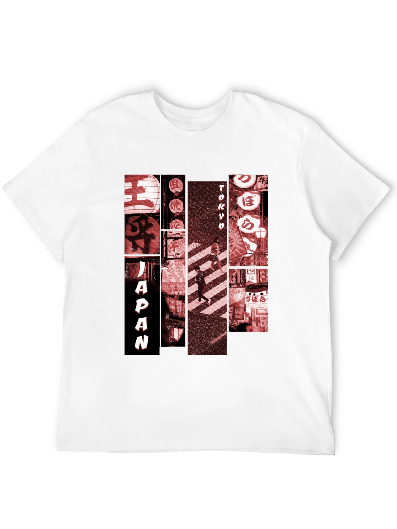 Japan Tokyo Streetwear Graphic Tee - Black