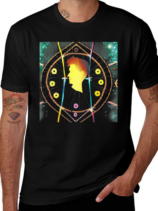 Abstract Silhouette Black T-Shirt