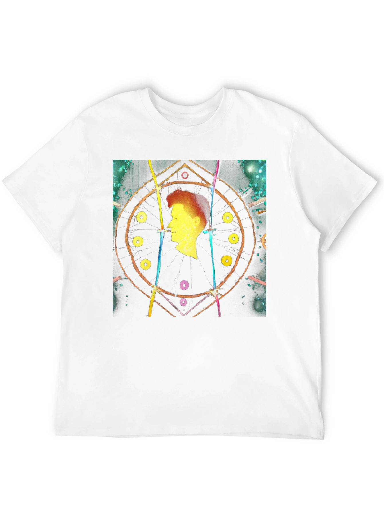 Abstract Silhouette Black T-Shirt
