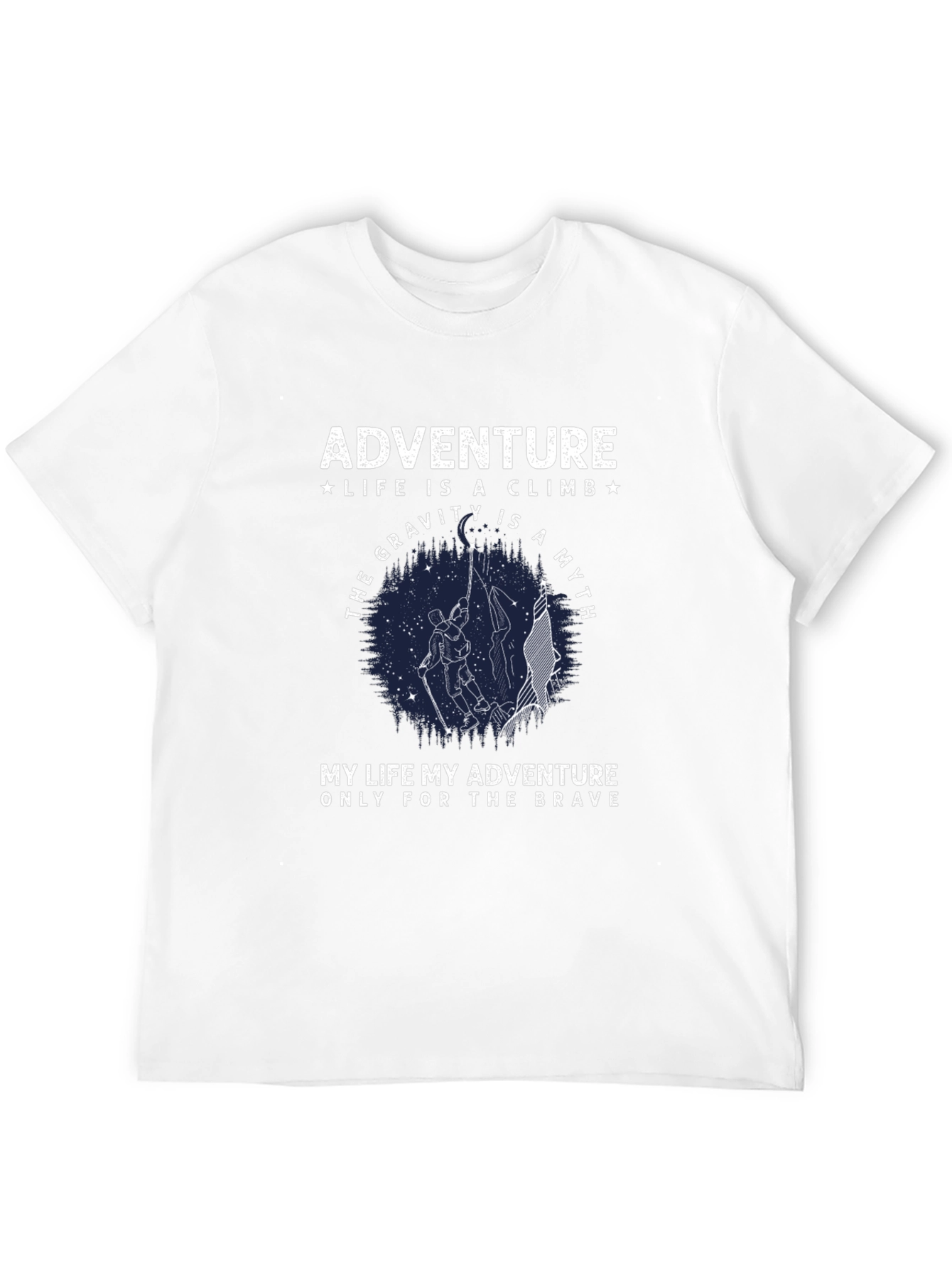 Adventure Climb T-Shirt: Gravity is a Myth