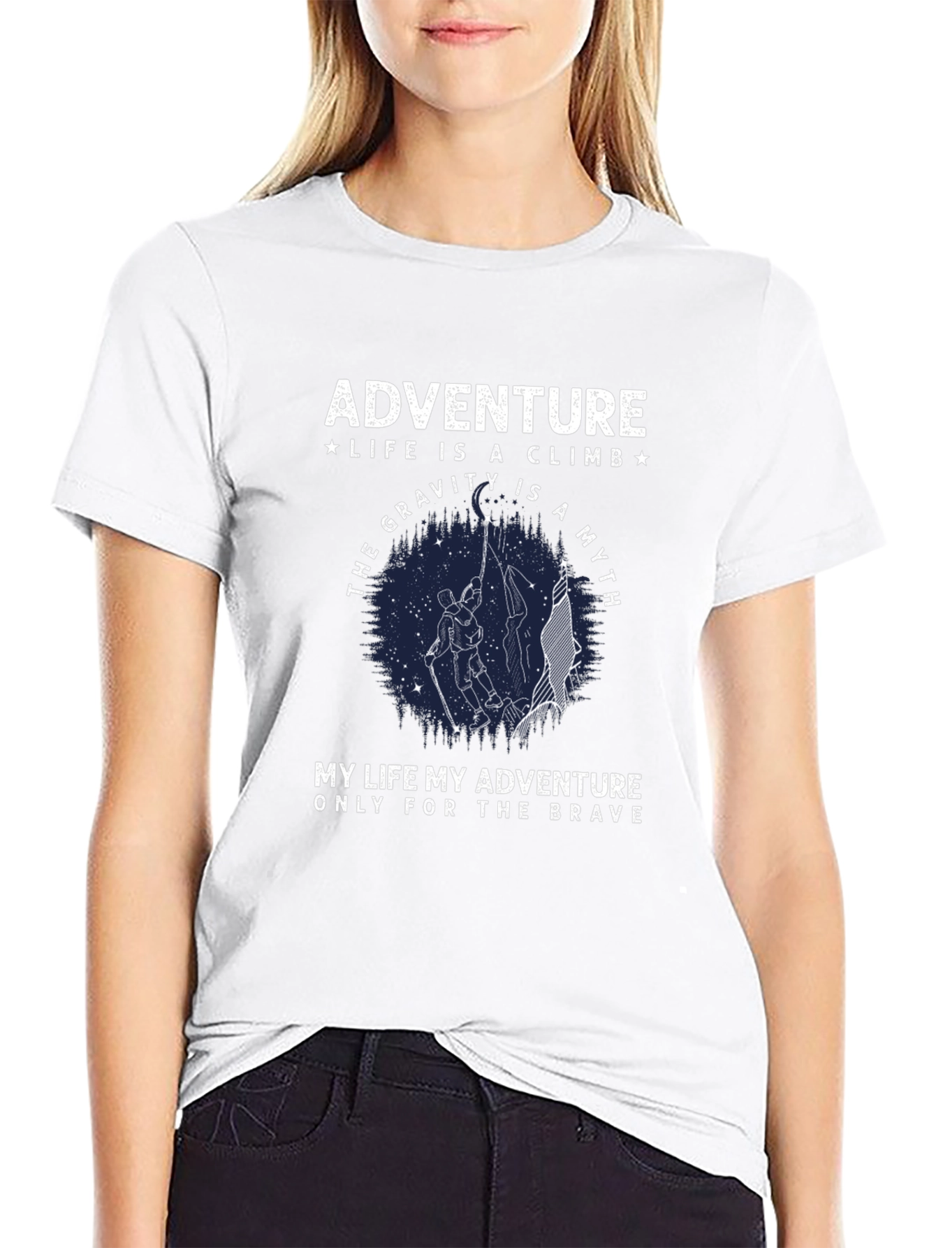 Adventure Climb T-Shirt: Gravity is a Myth