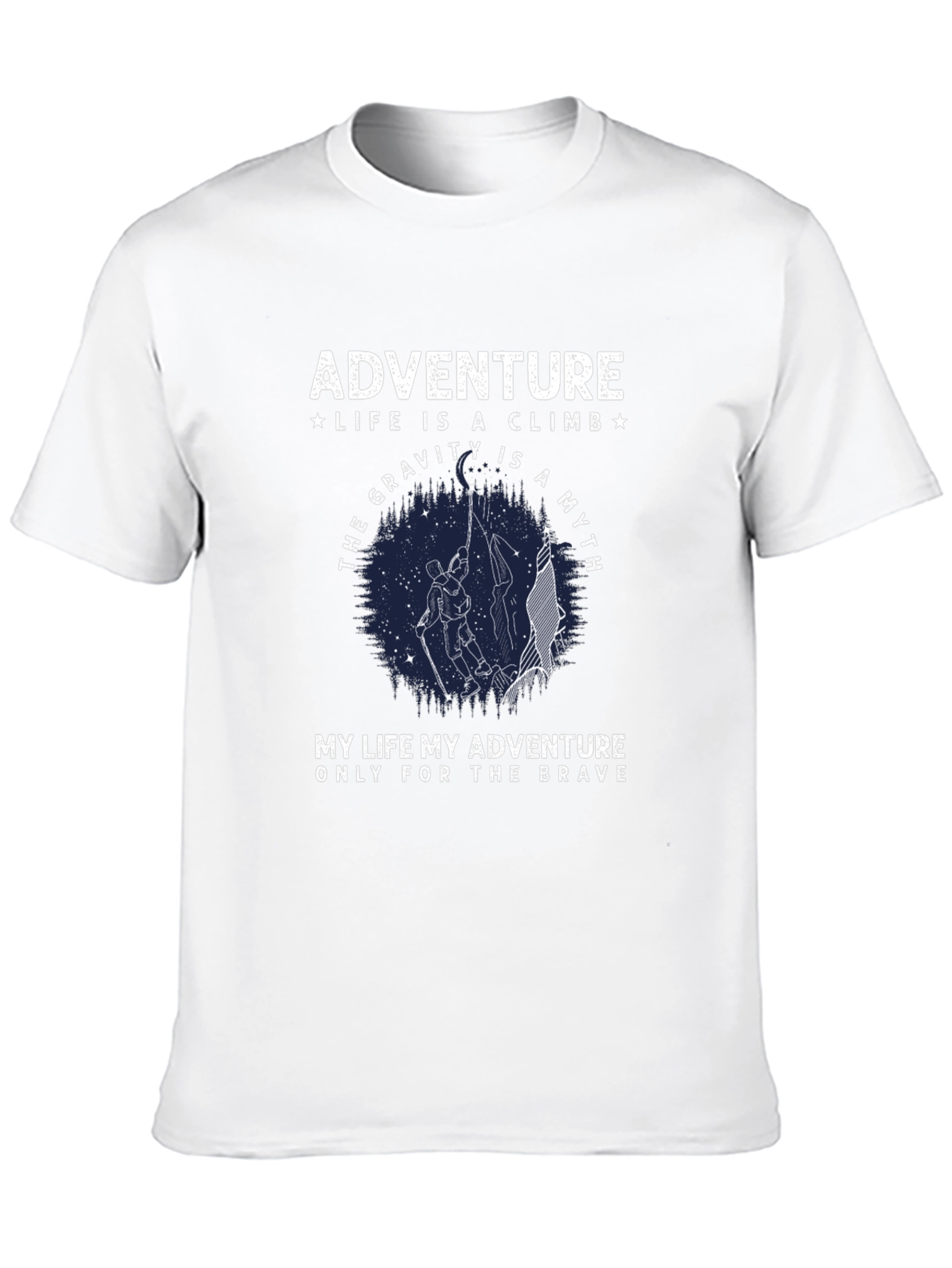 Adventure Climb T-Shirt: Gravity is a Myth