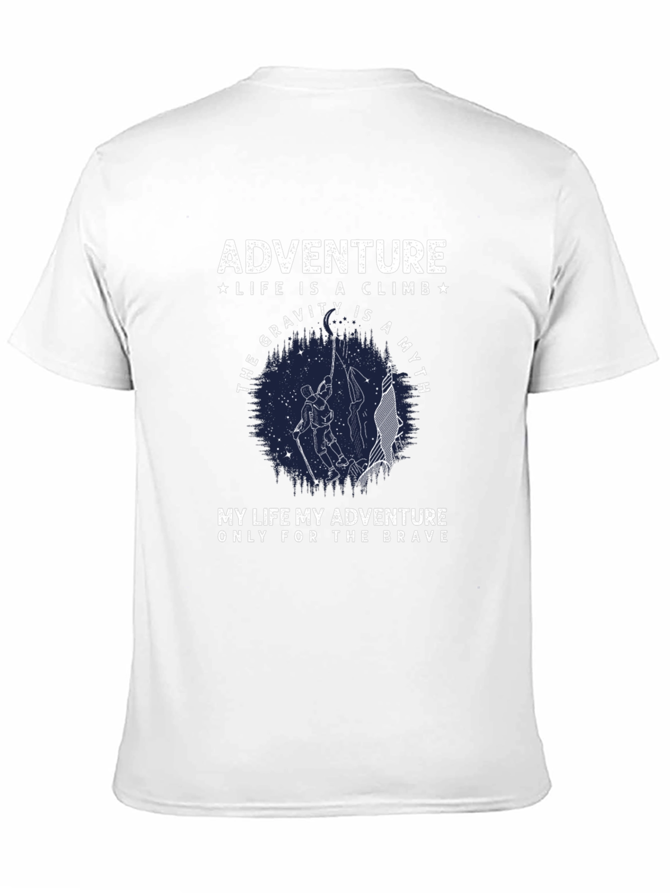 Adventure Climb T-Shirt: Gravity is a Myth