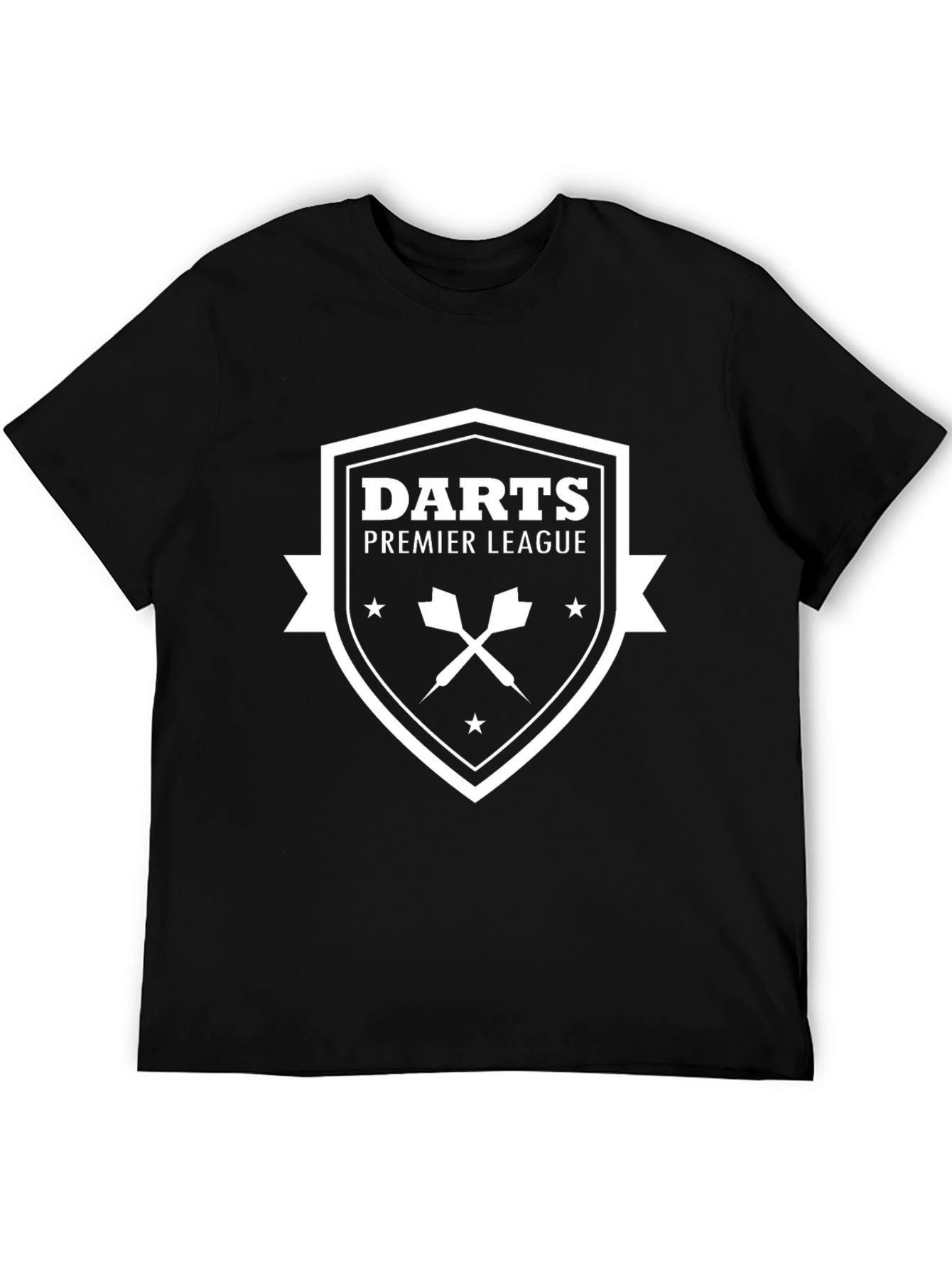 Darts Premier League Graphic Tee - Black Cotton T-Shirt