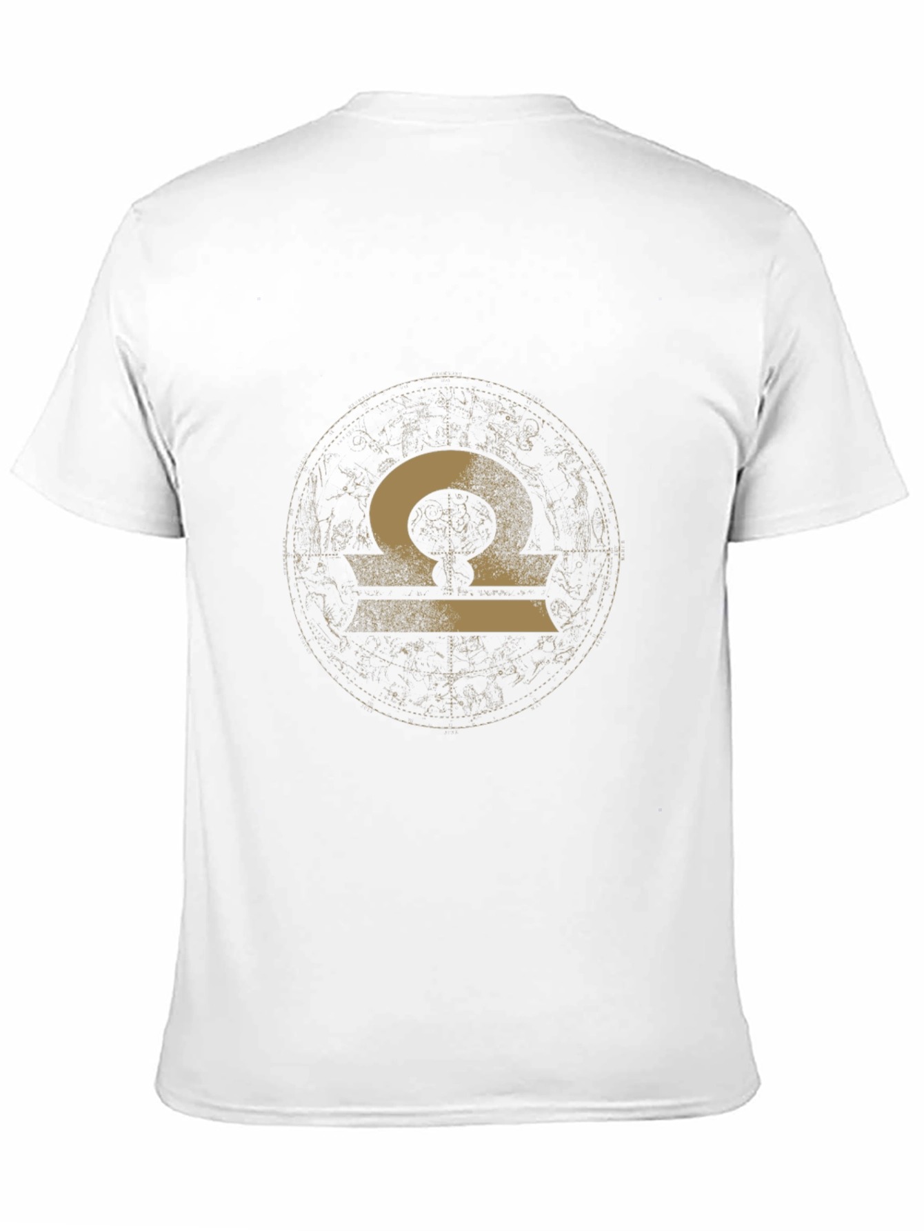 Libra Zodiac Graphic Tee - Black