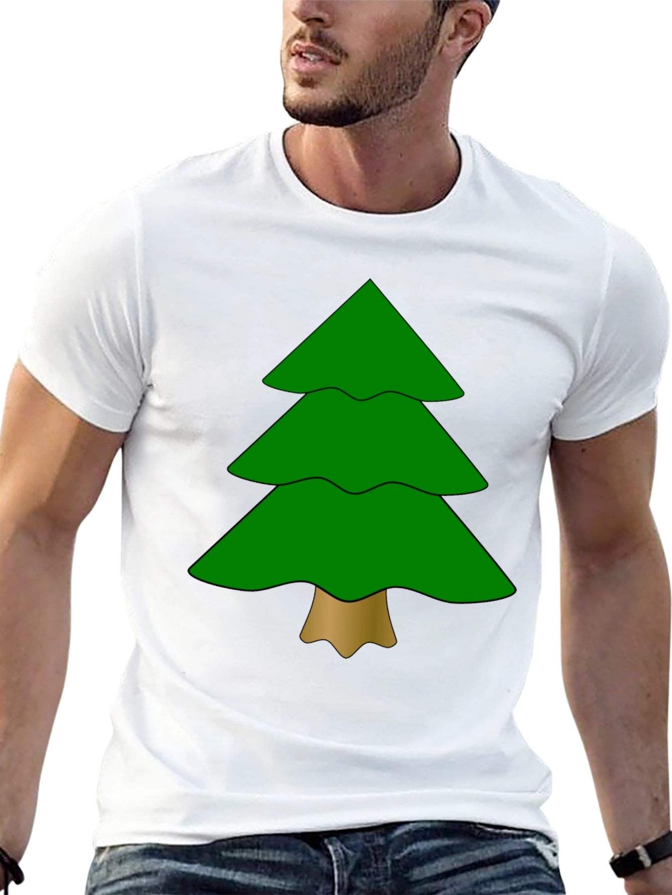 Festive Tree Graphic Tee - Holiday Ready