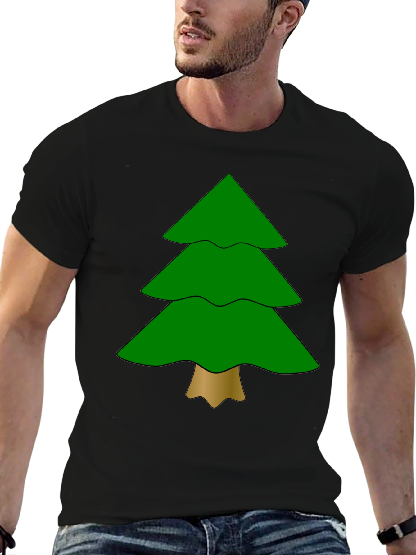 Festive Tree Graphic Tee - Holiday Ready