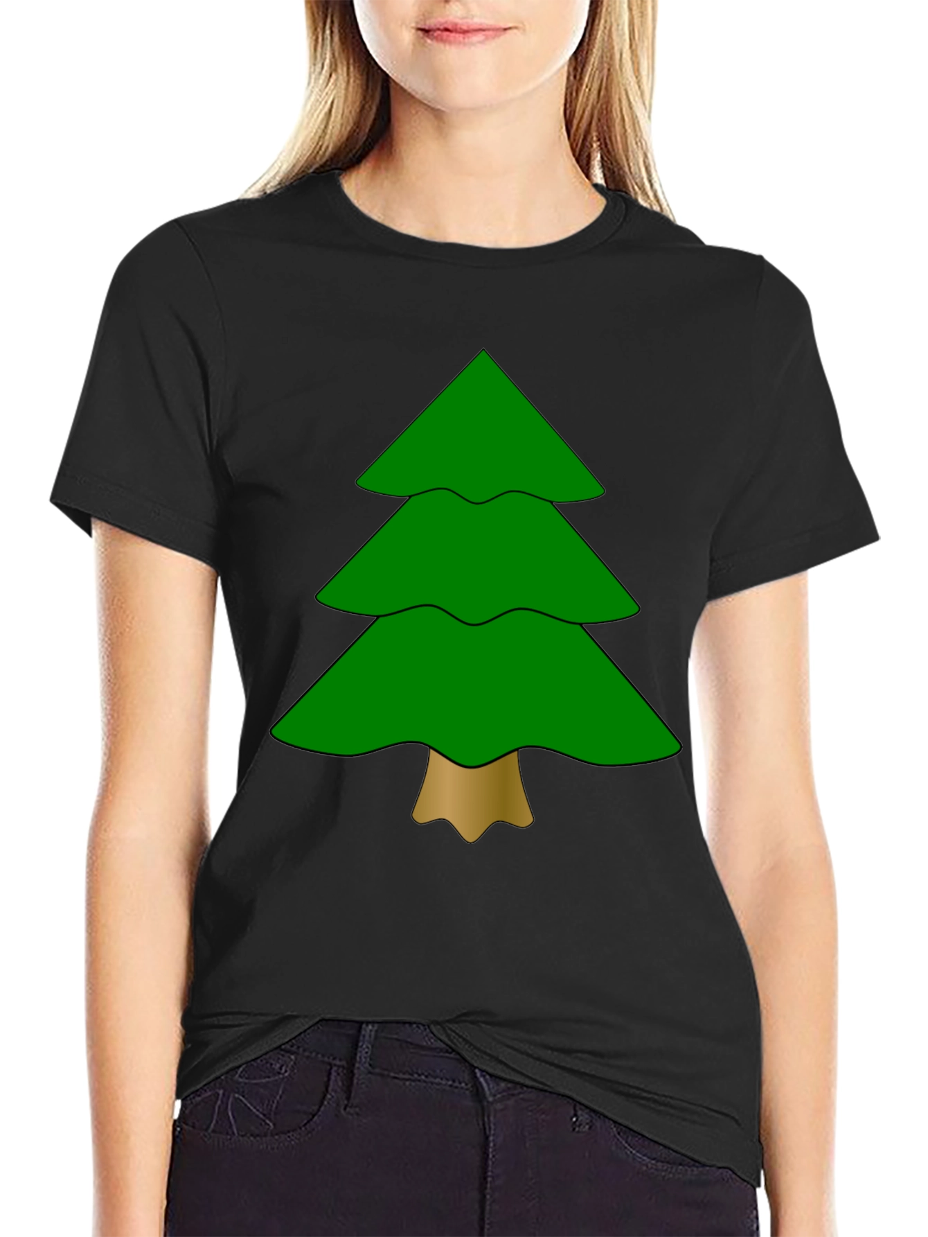 Festive Tree Graphic Tee - Holiday Ready