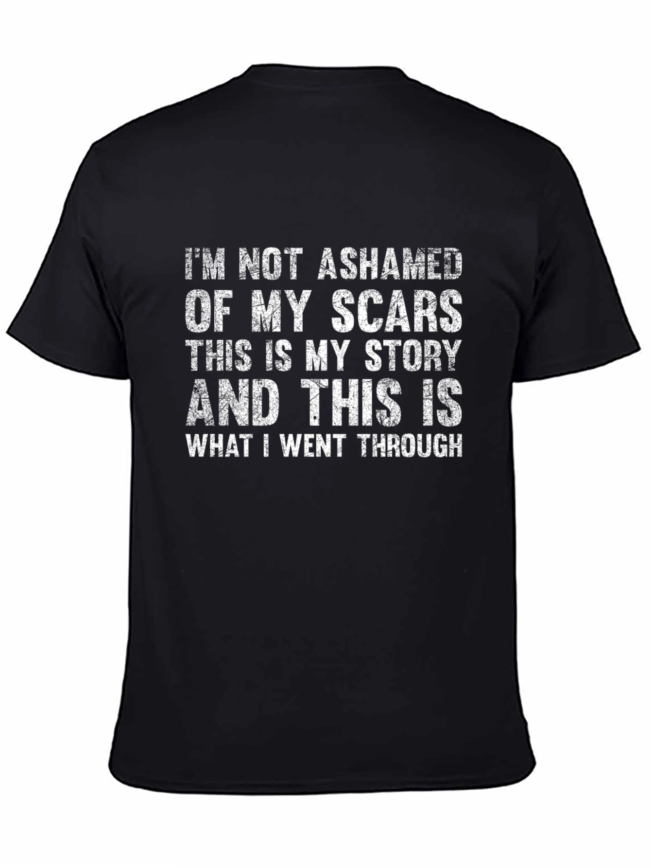 Im Not Ashamed of My Scars Graphic Tee