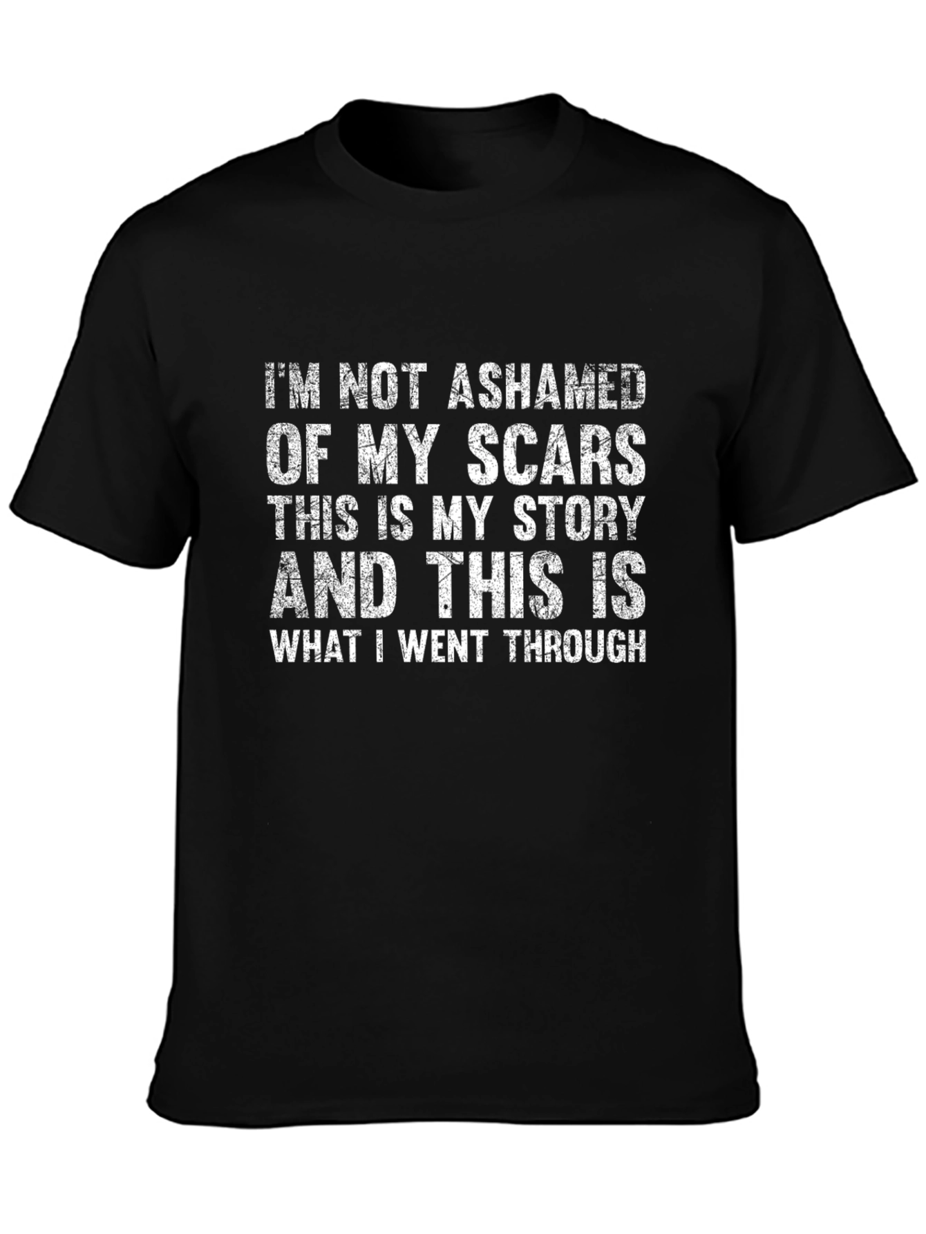 Im Not Ashamed of My Scars Graphic Tee