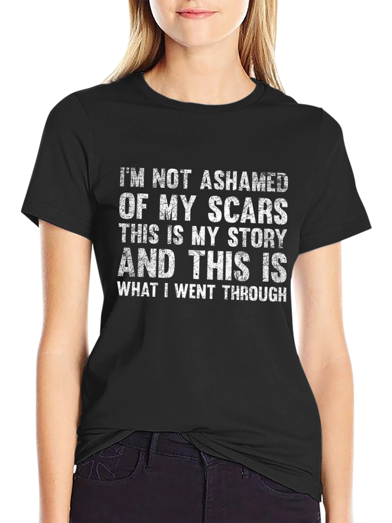 Im Not Ashamed of My Scars Graphic Tee