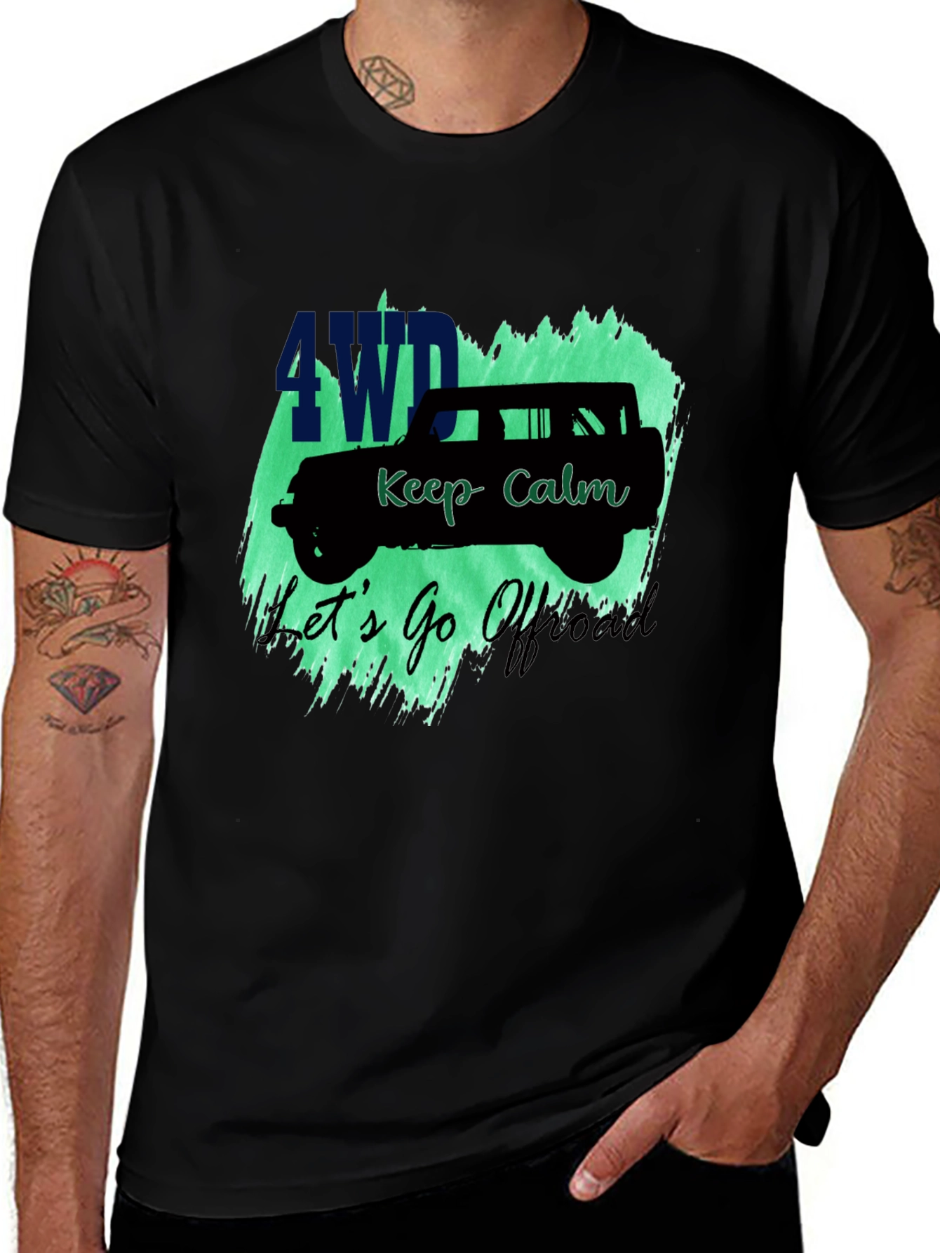 AWD Off-Road Adventure T-Shirt - Keep Calm