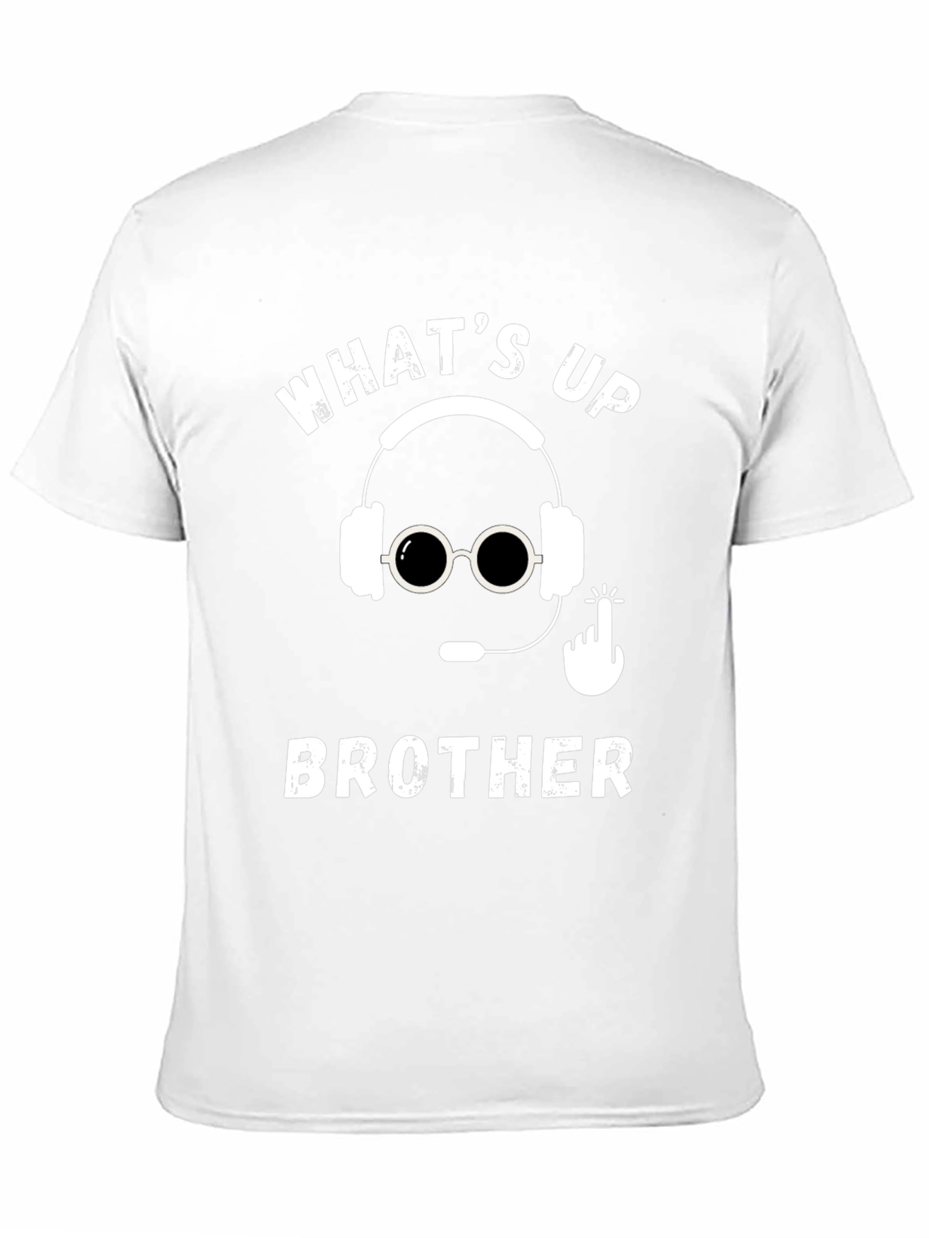 Whats Up Brother Gamer Black Tee