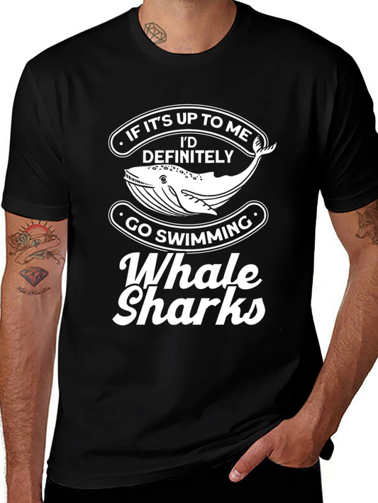 Whale Shark T-Shirt -  Id Go Swimming Tee