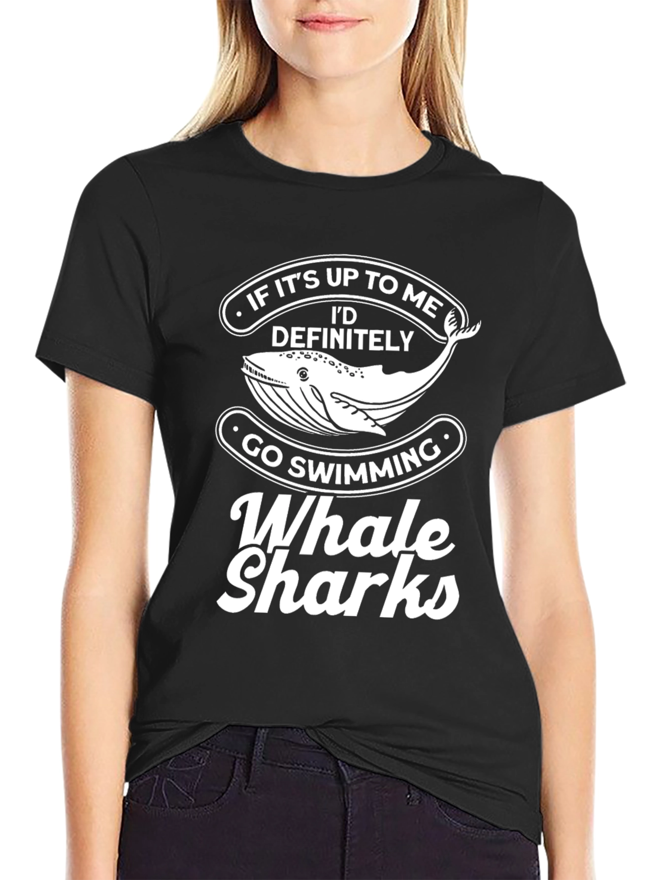 Whale Shark T-Shirt -  Id Go Swimming Tee
