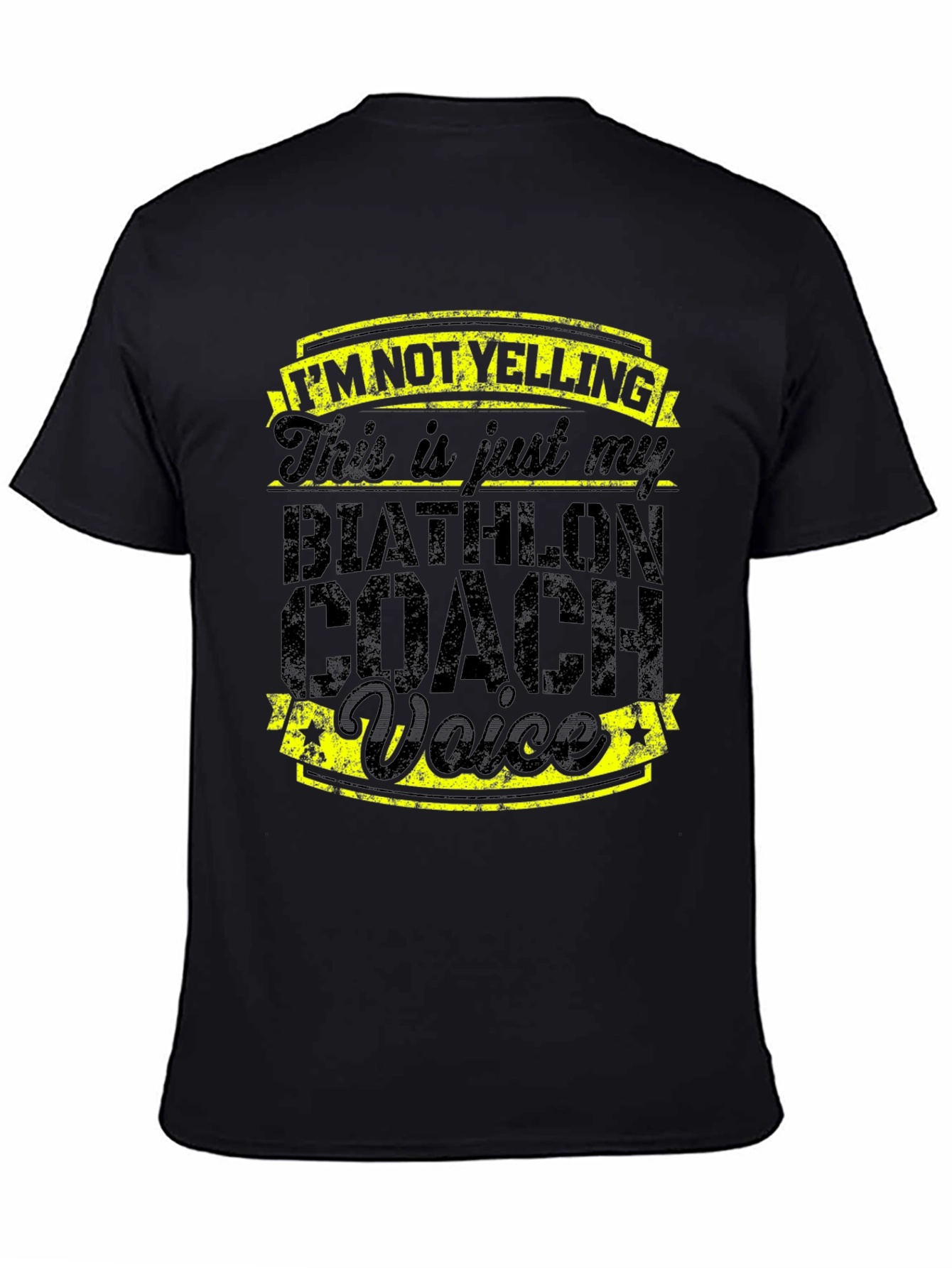 Biathlon Coach Voice T-Shirt - Funny Coaching Tee