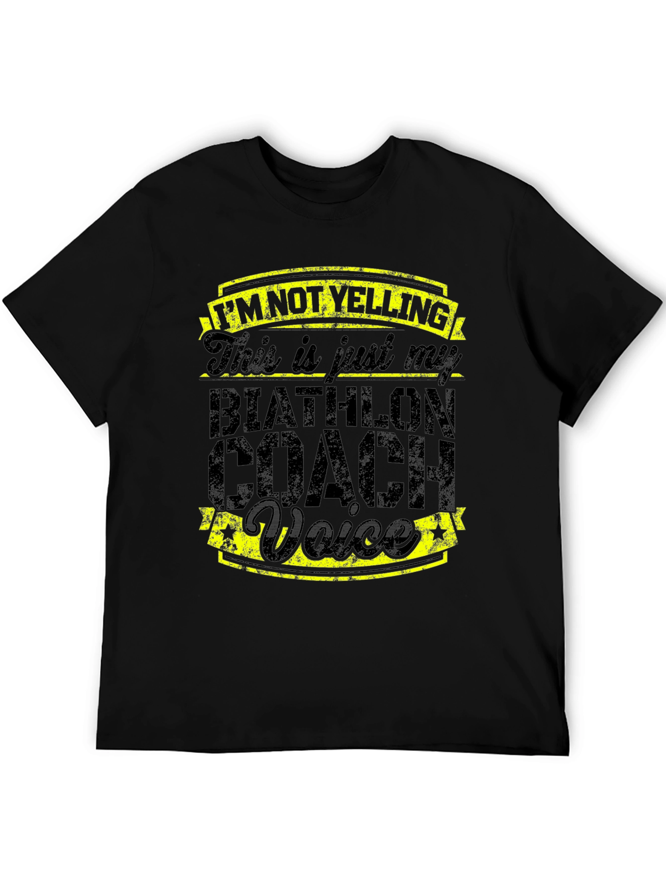 Biathlon Coach Voice T-Shirt - Funny Coaching Tee