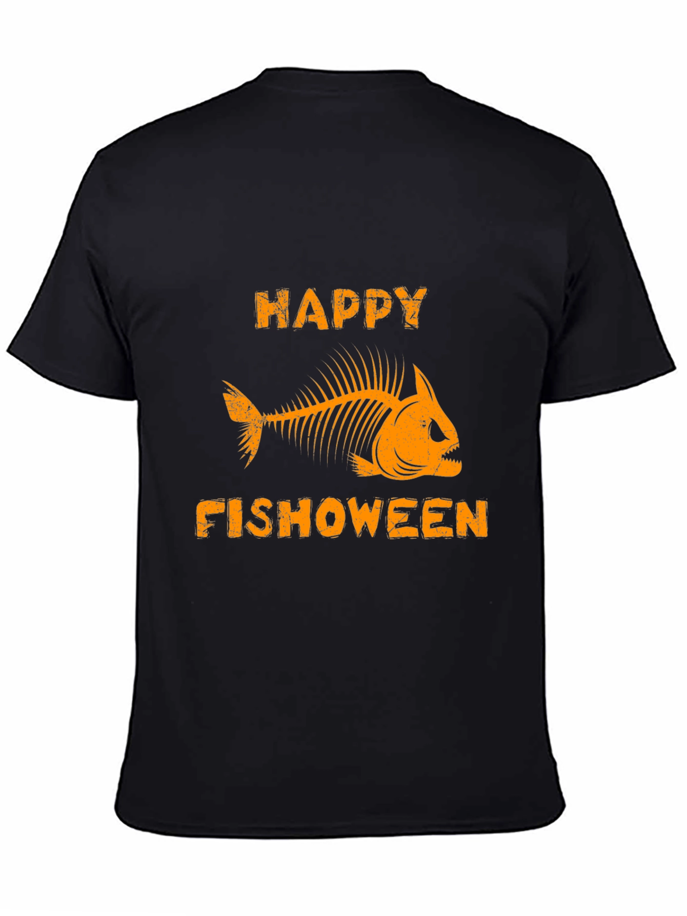 Happy Fishoween T-Shirt - Halloween Fishing Tee