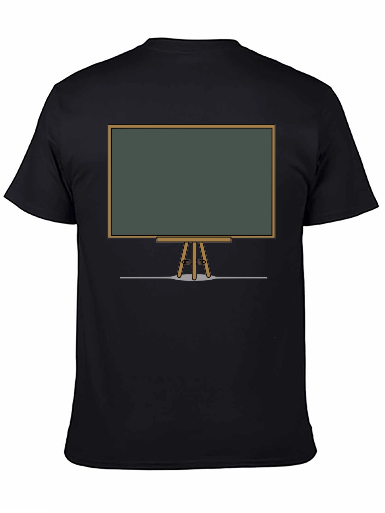 Black Chalkboard Graphic Tee - Unisex Casual Shirt