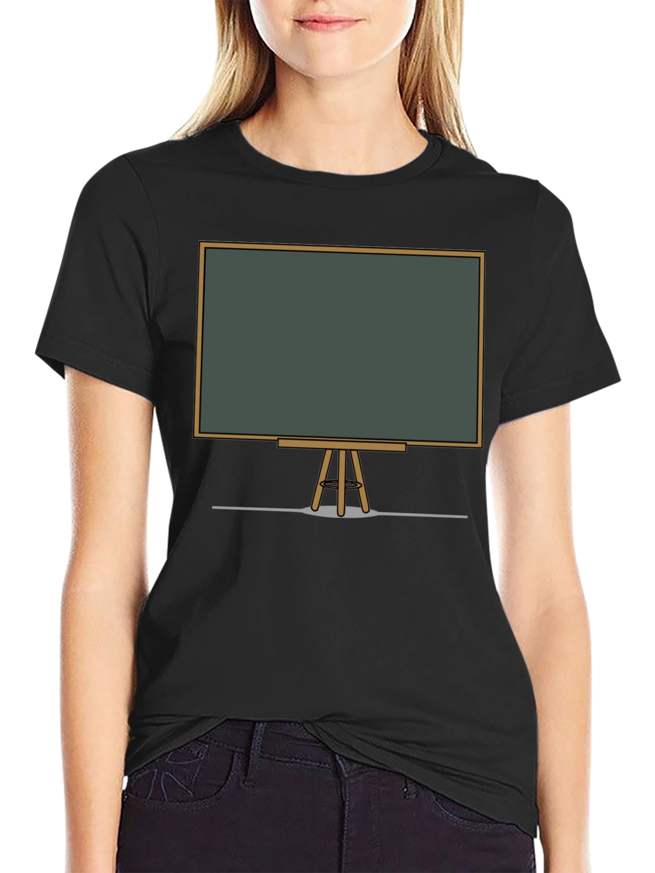 Black Chalkboard Graphic Tee - Unisex Casual Shirt