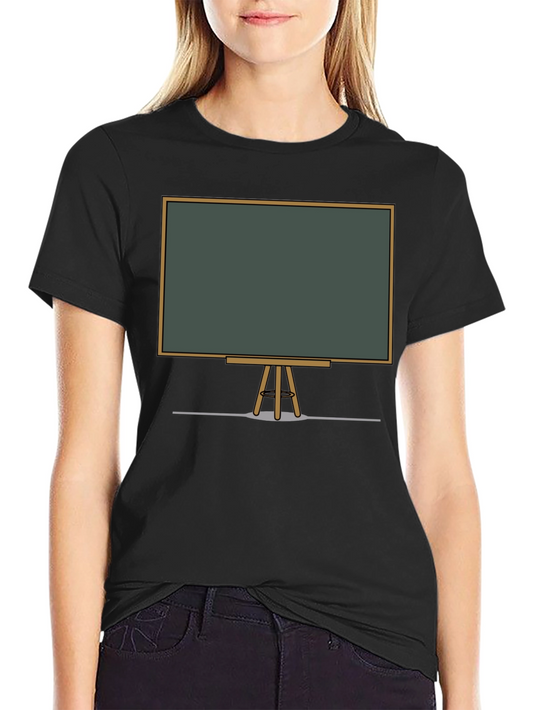 Black Chalkboard Graphic Tee - Unisex Casual Shirt