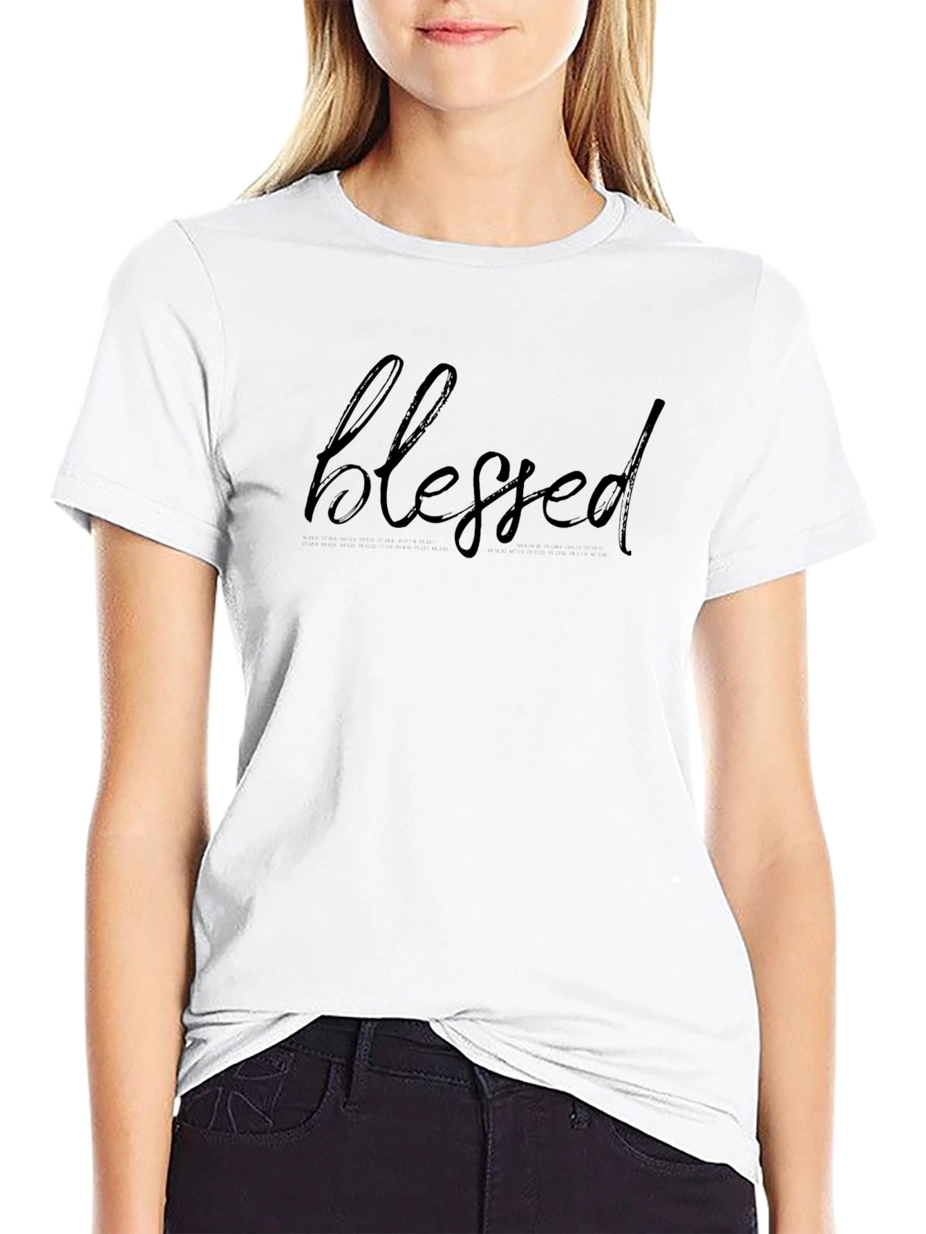 Blessed Graphic Tee - Classic Black T-Shirt
