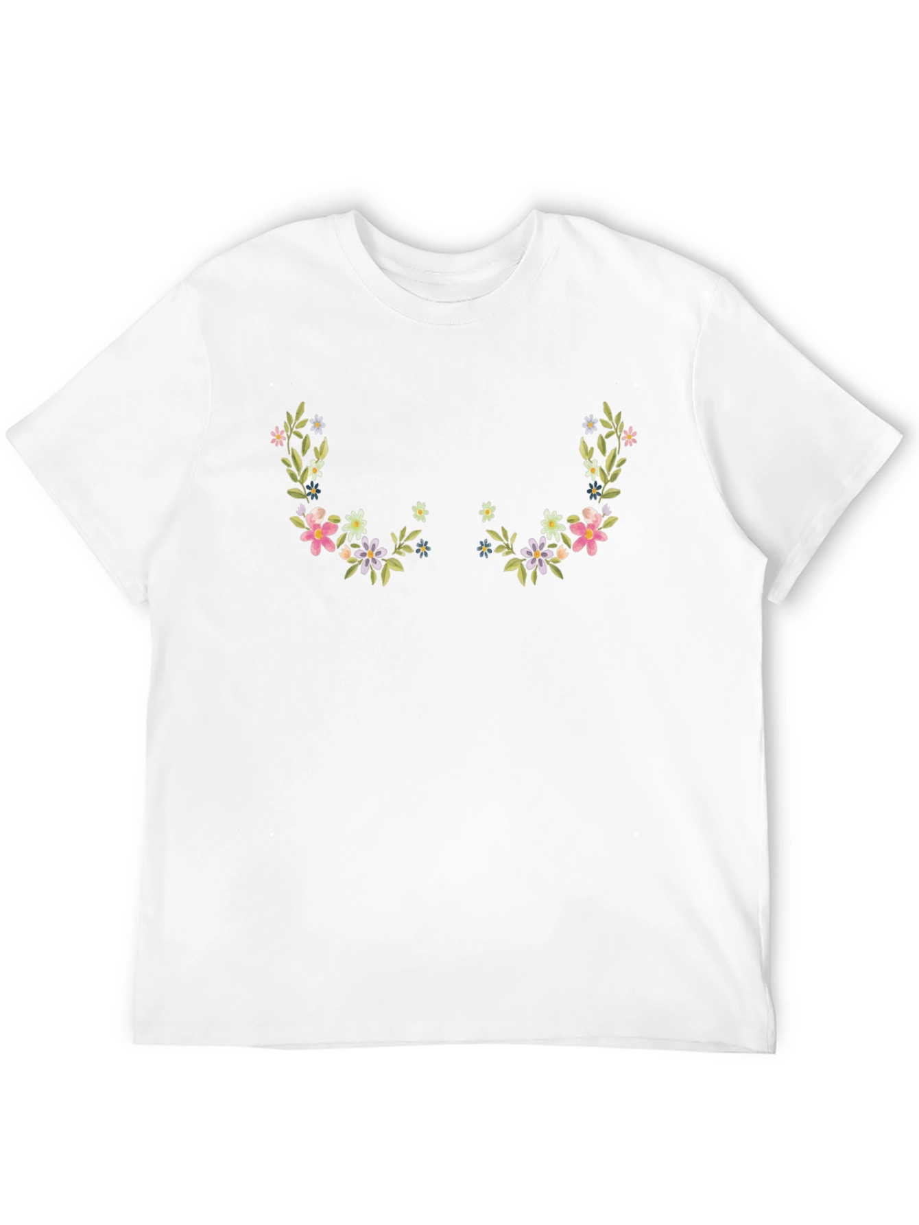 Floral Bra T-Shirt - Whimsical Design
