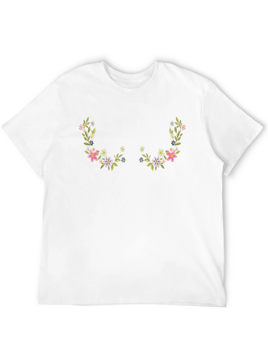 Floral Bra T-Shirt - Whimsical Design