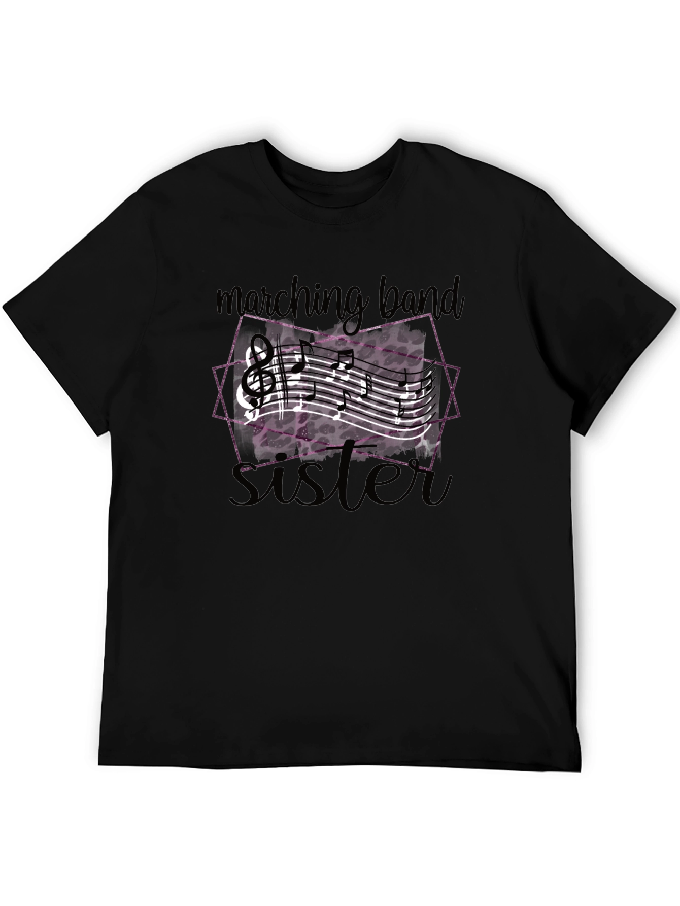 Marching Band Sister T-Shirt - Music Design