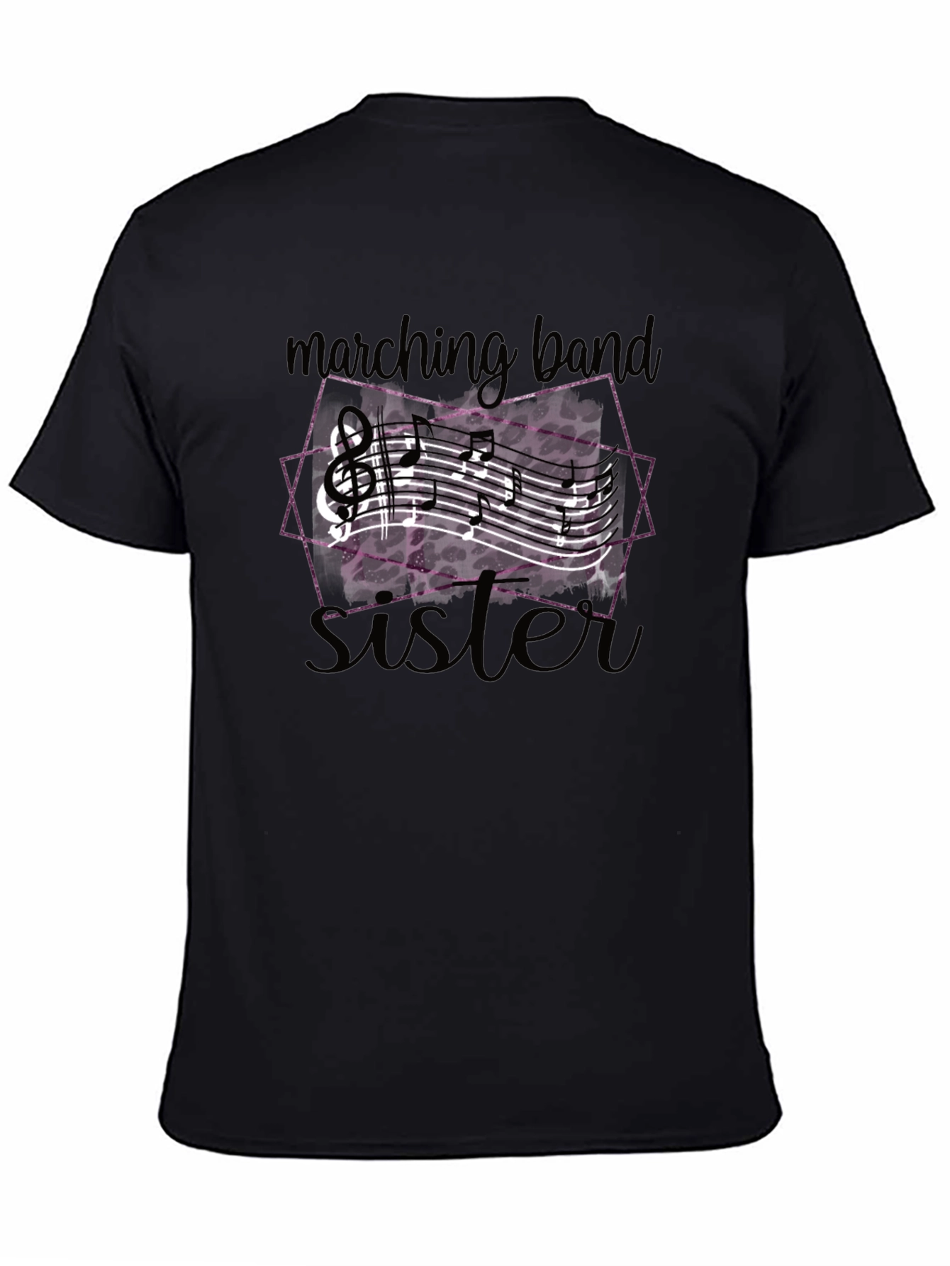 Marching Band Sister T-Shirt - Music Design