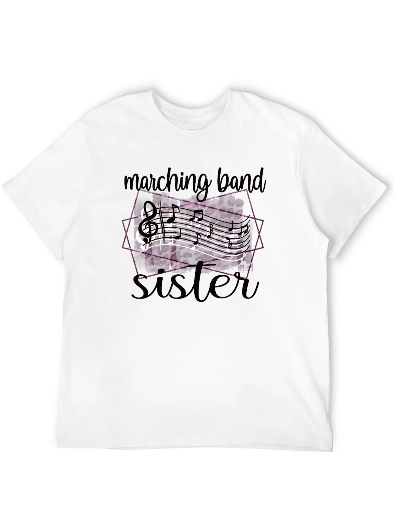 Marching Band Sister T-Shirt - Music Design