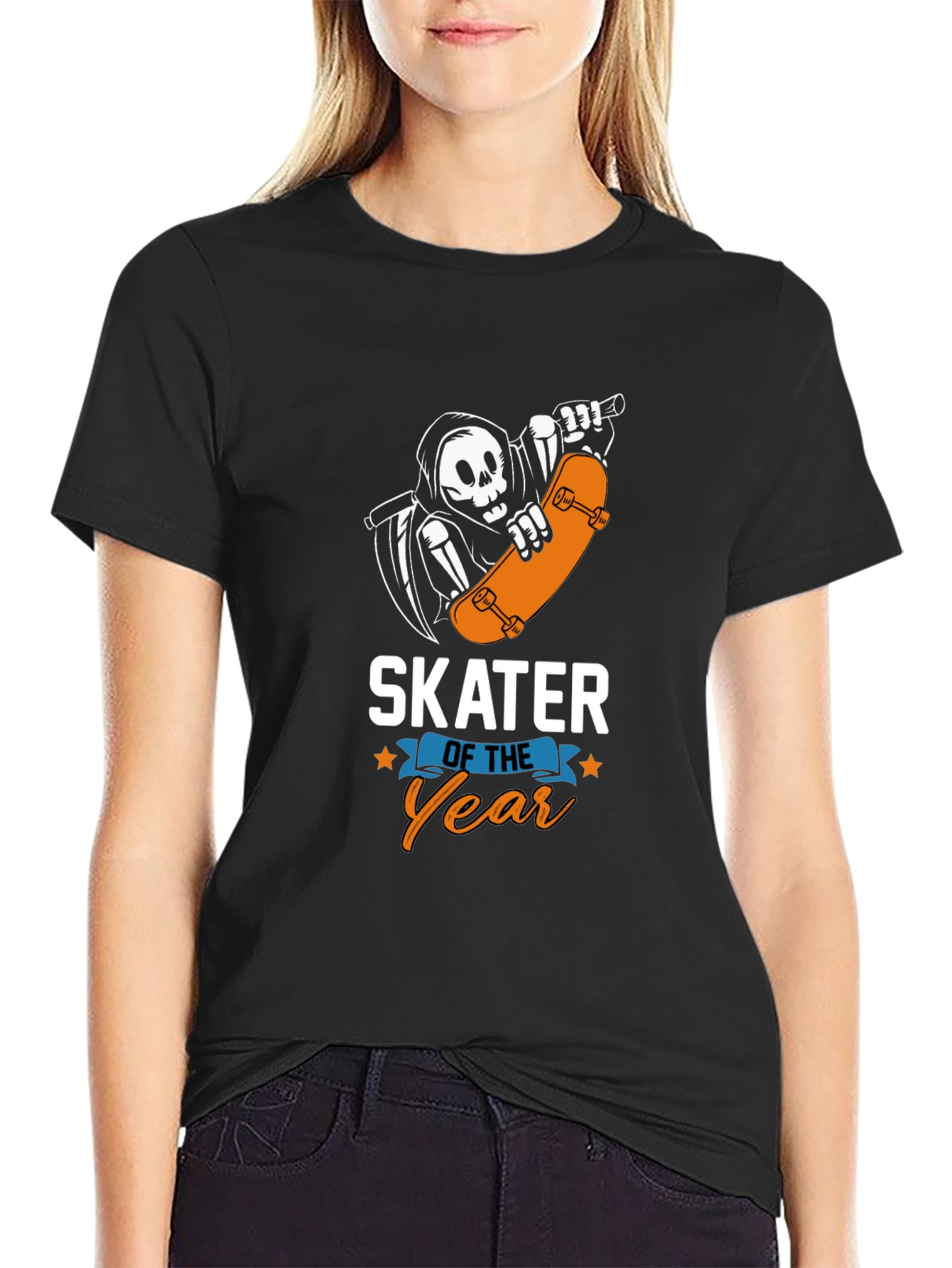Skater of the Year Black Graphic Tee