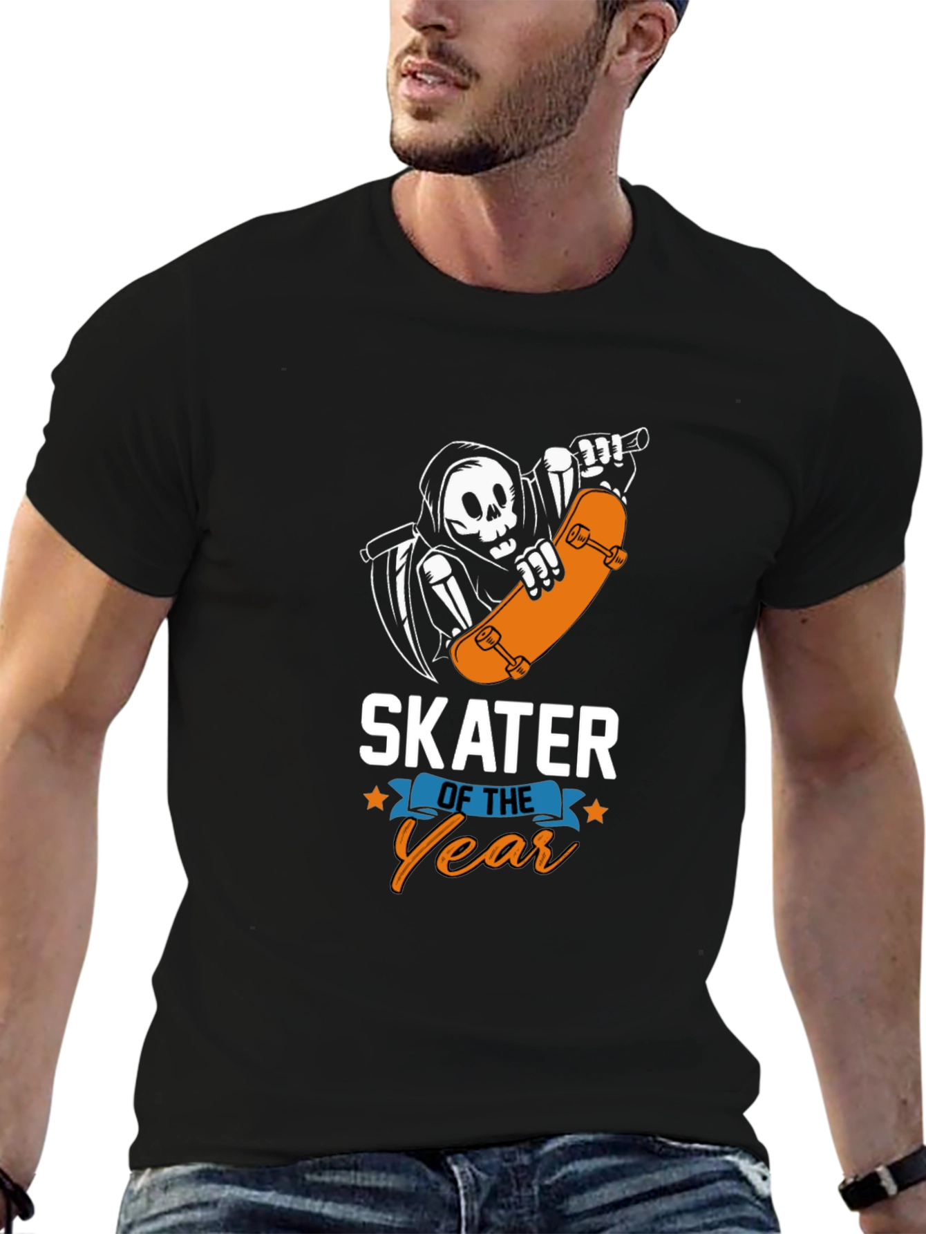 Skater of the Year Black Graphic Tee