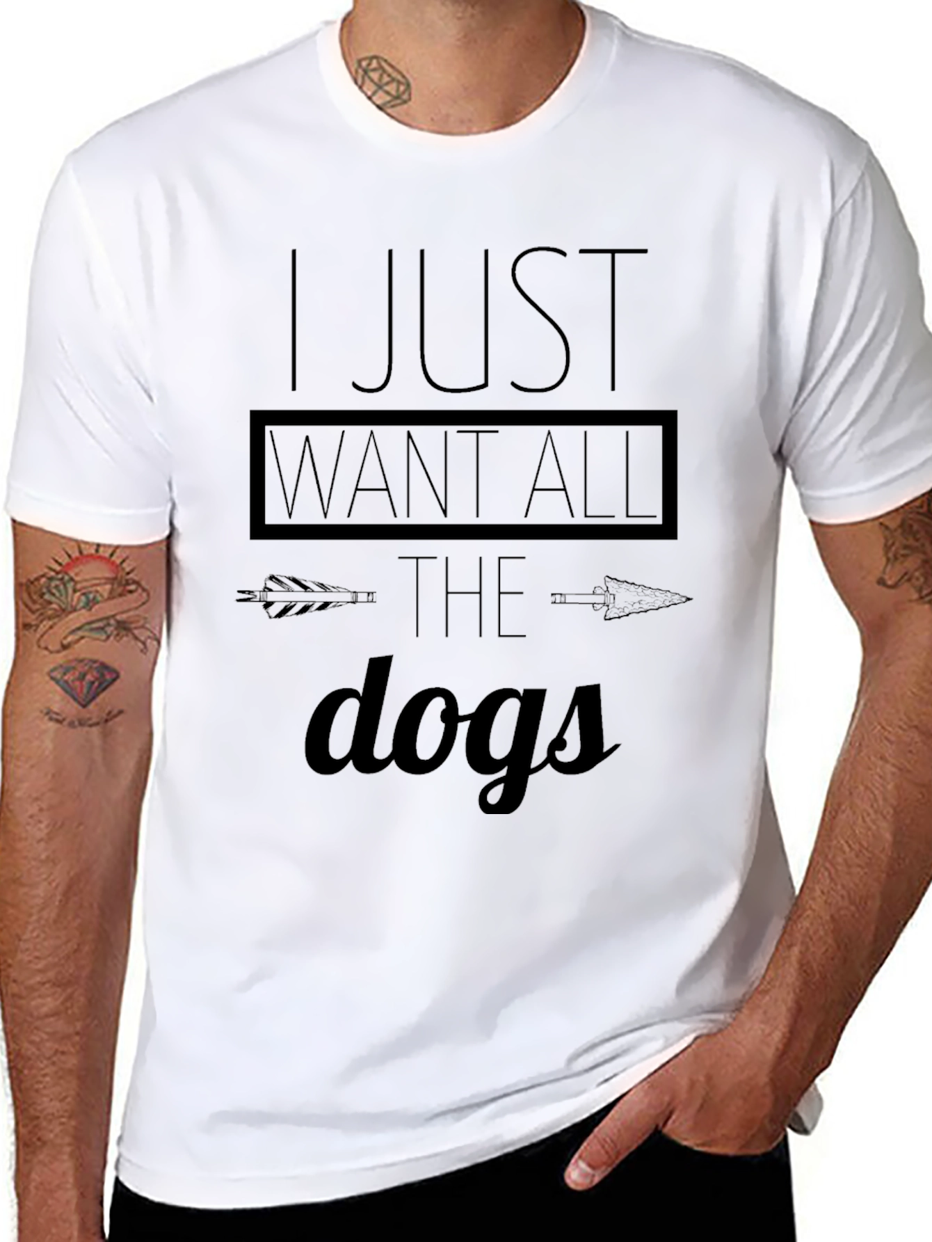 I Just Want All The Dogs T-Shirt - Unisex