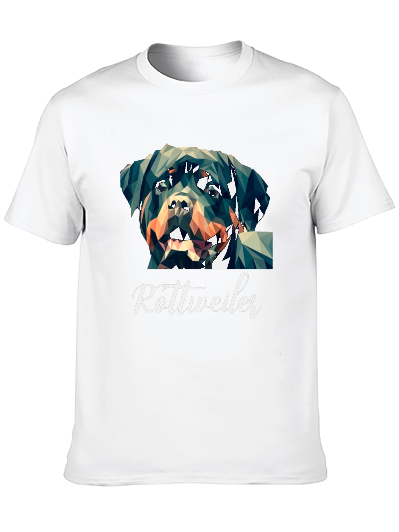Rottweiler Geometric Dog T-Shirt