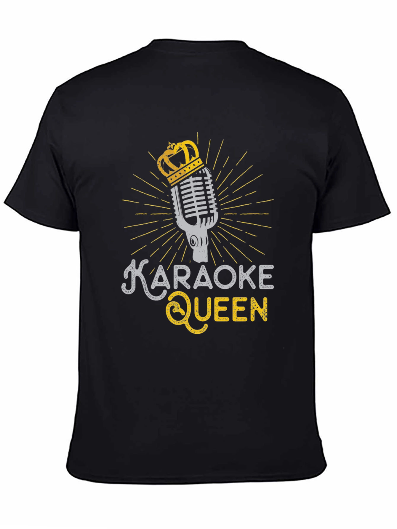 Karaoke Queen Graphic Tee - Black T-Shirt